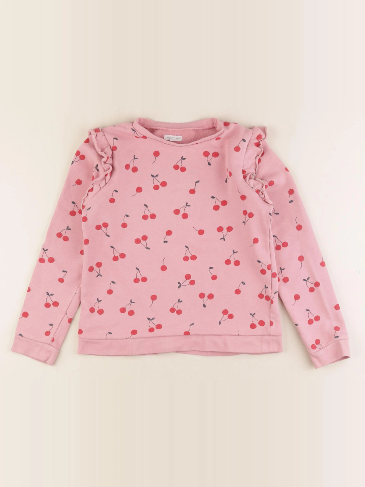 Vertbaudet - sweat rose - 10 ans