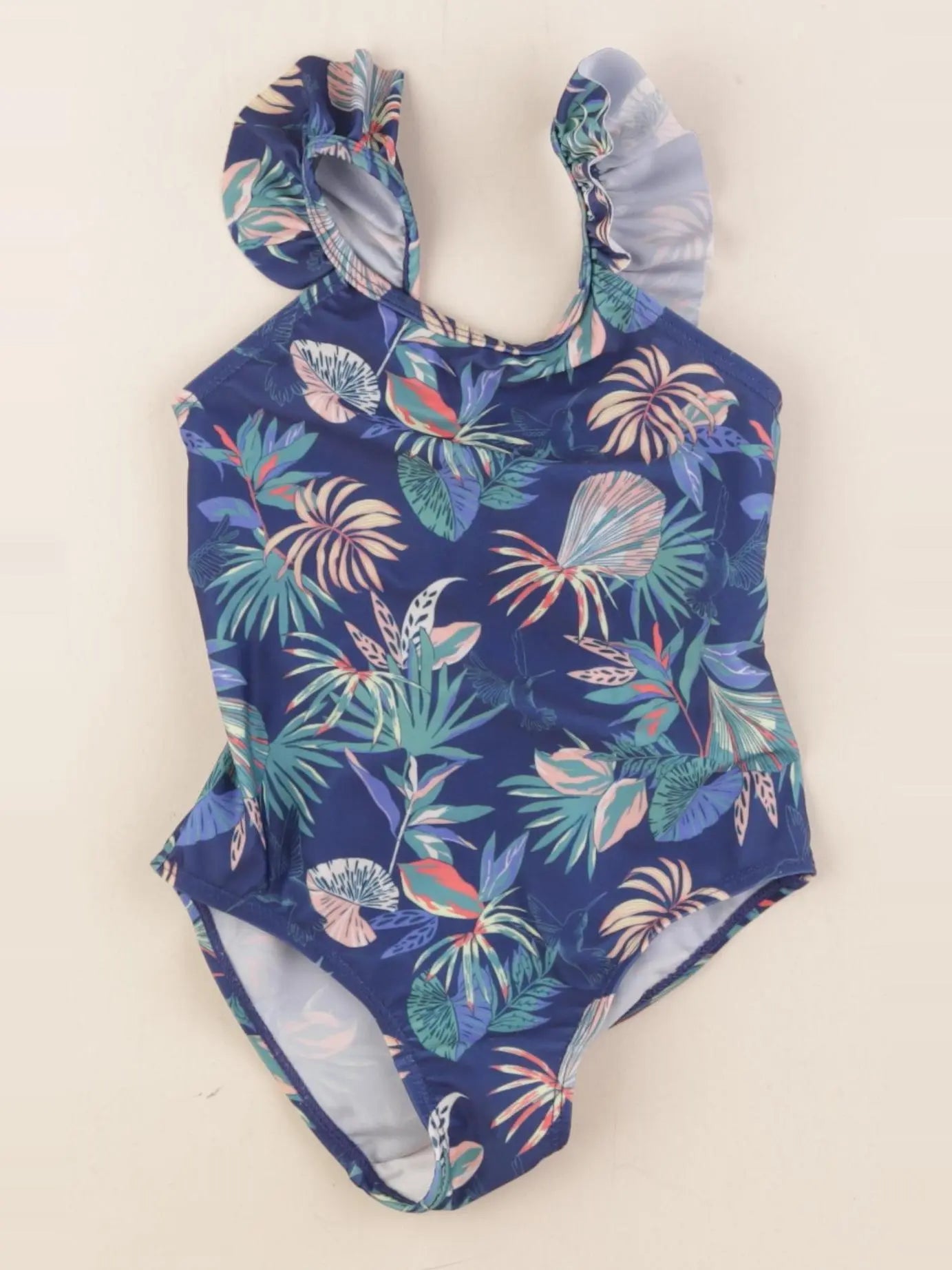 Vertbaudet - maillot de bain bleu - 4 ans