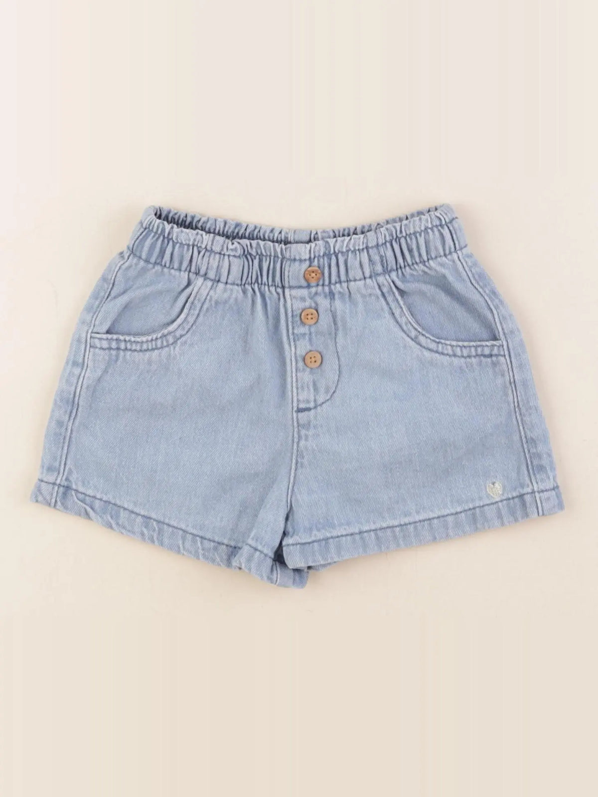 Vertbaudet - short bleu - 2 ans