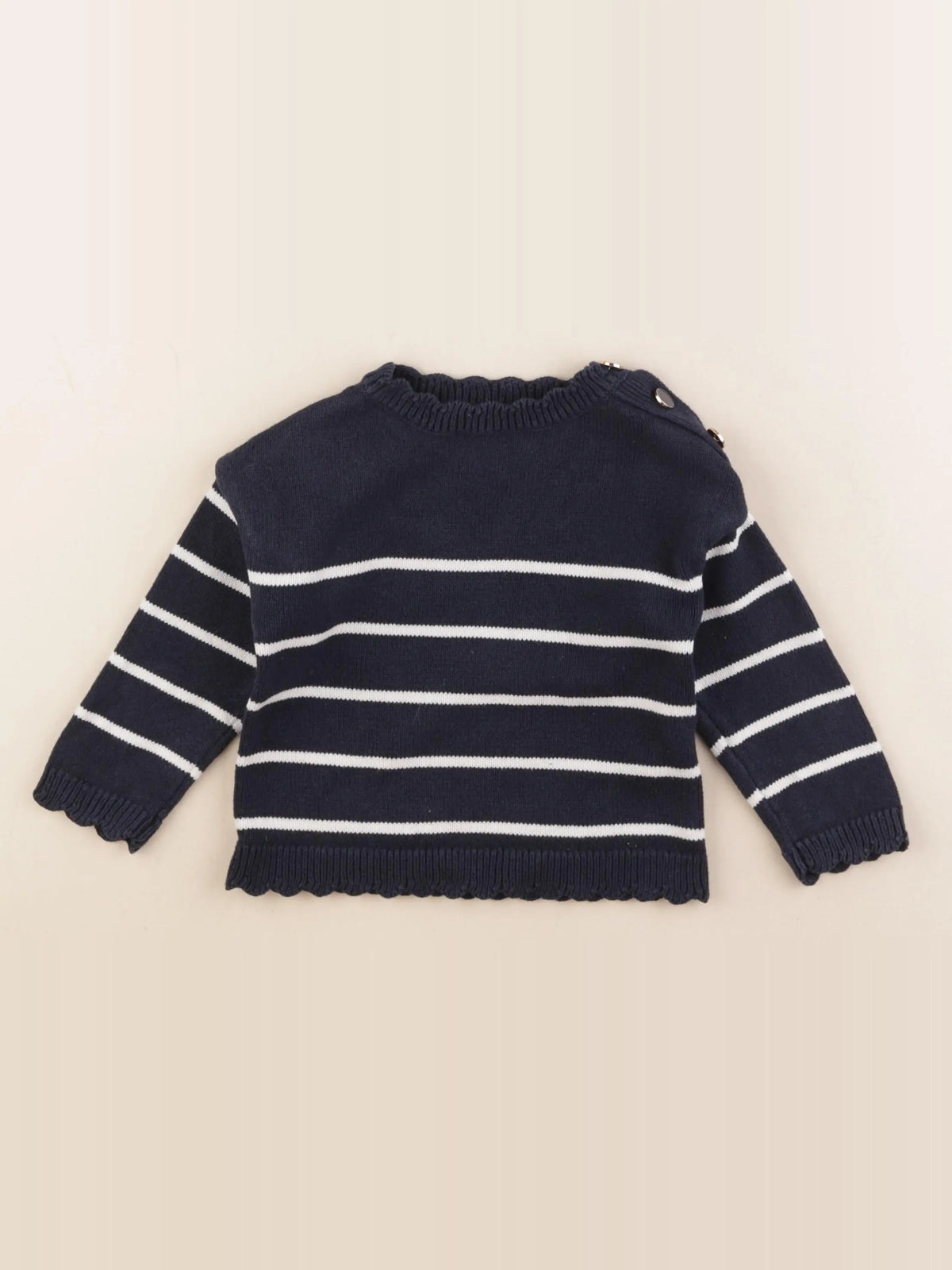 Vertbaudet - pull bleu - 2 ans