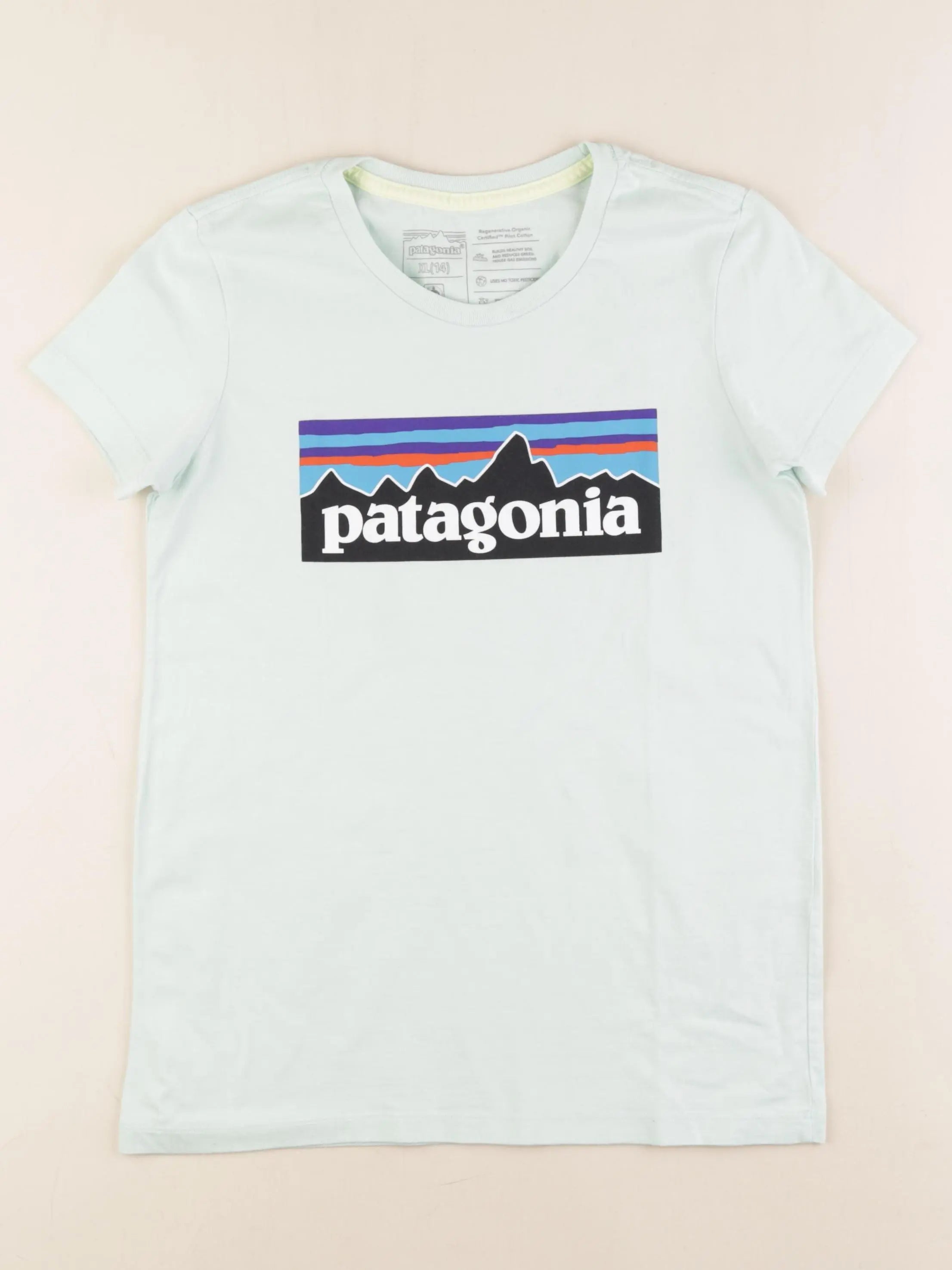 Patagonia - tee-shirt vert - 14 ans