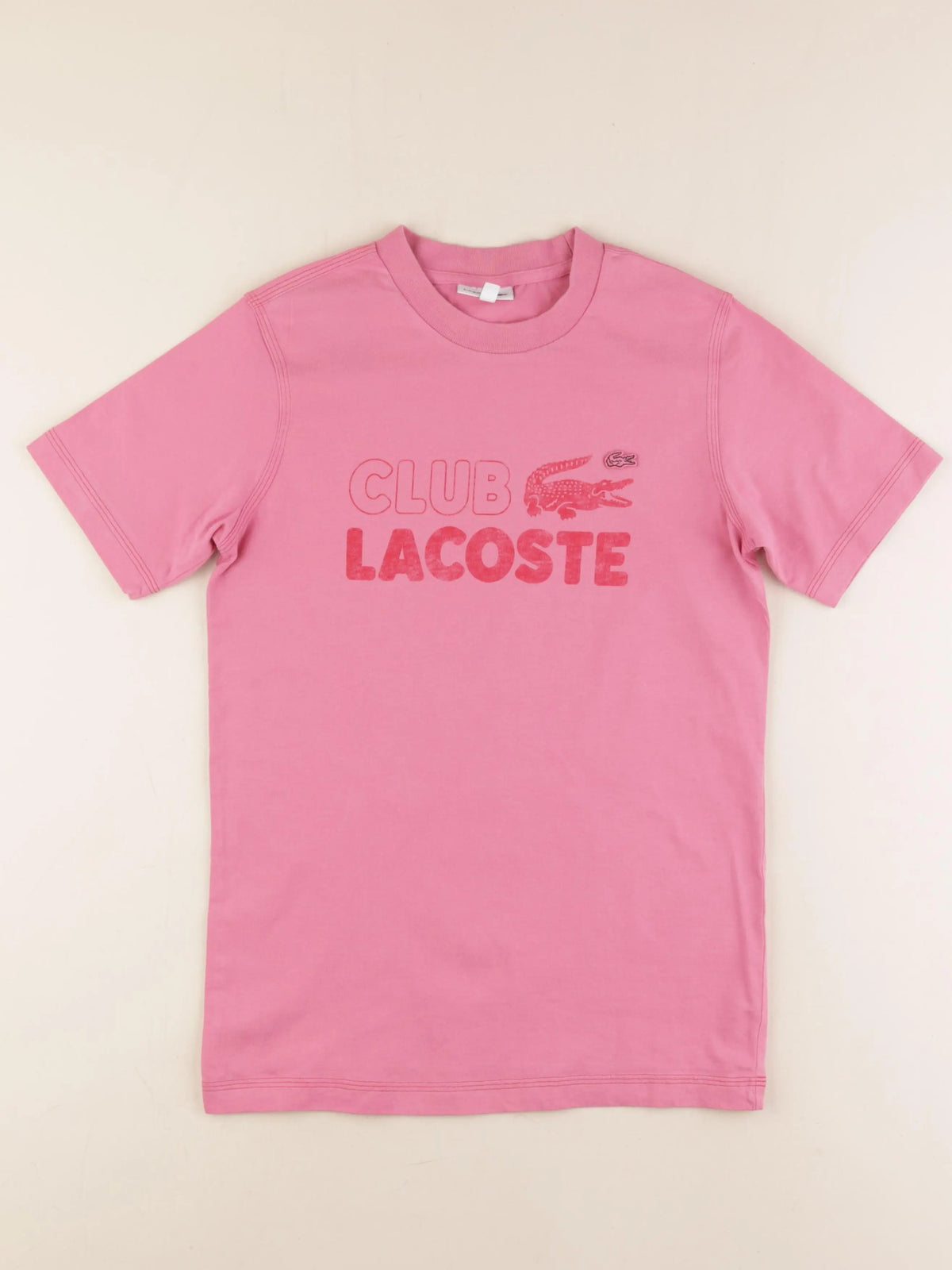 Lacoste - tee-shirt rose - 14 ans