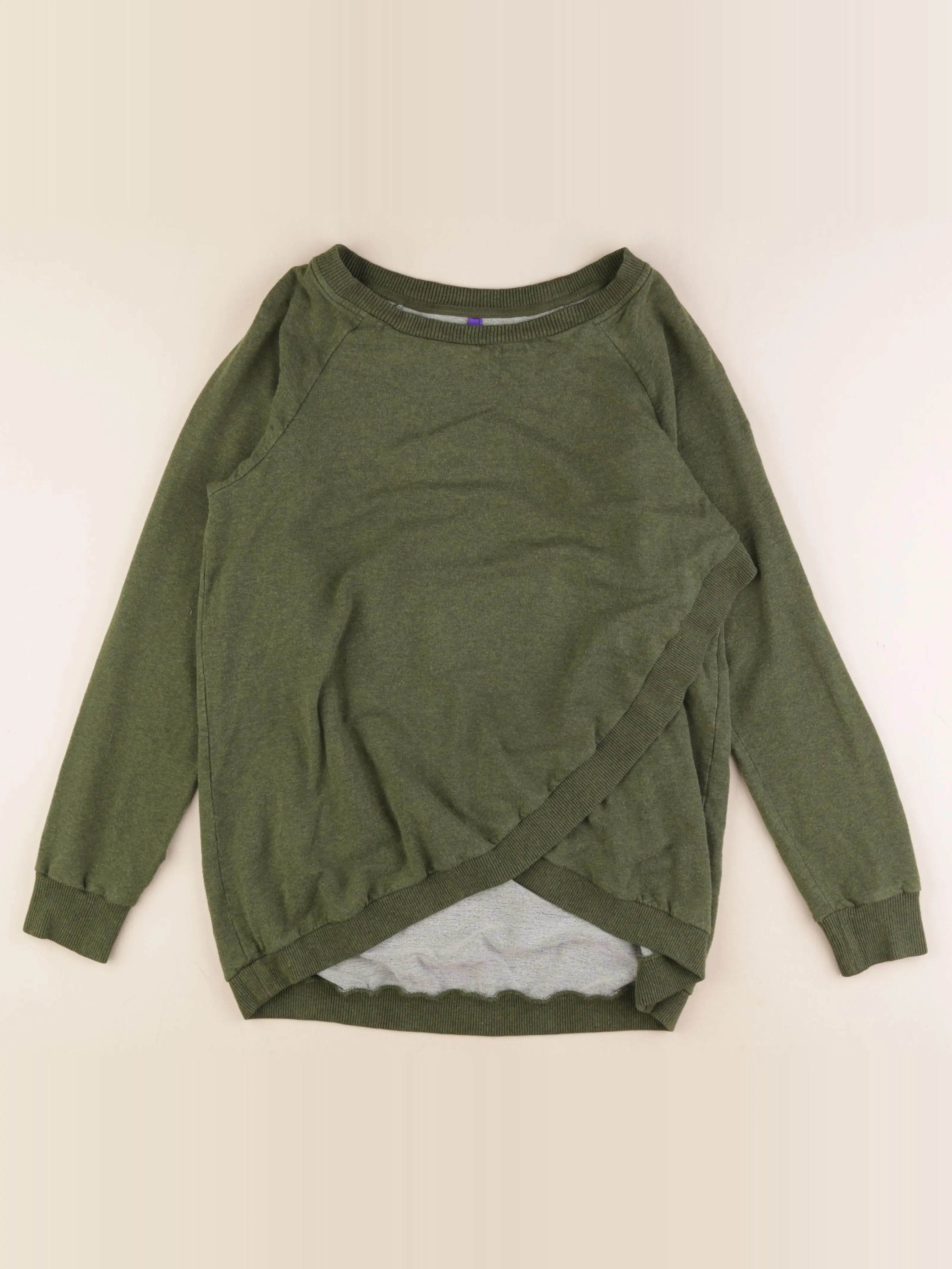 Seraphine - sweat grossesse vert - l
