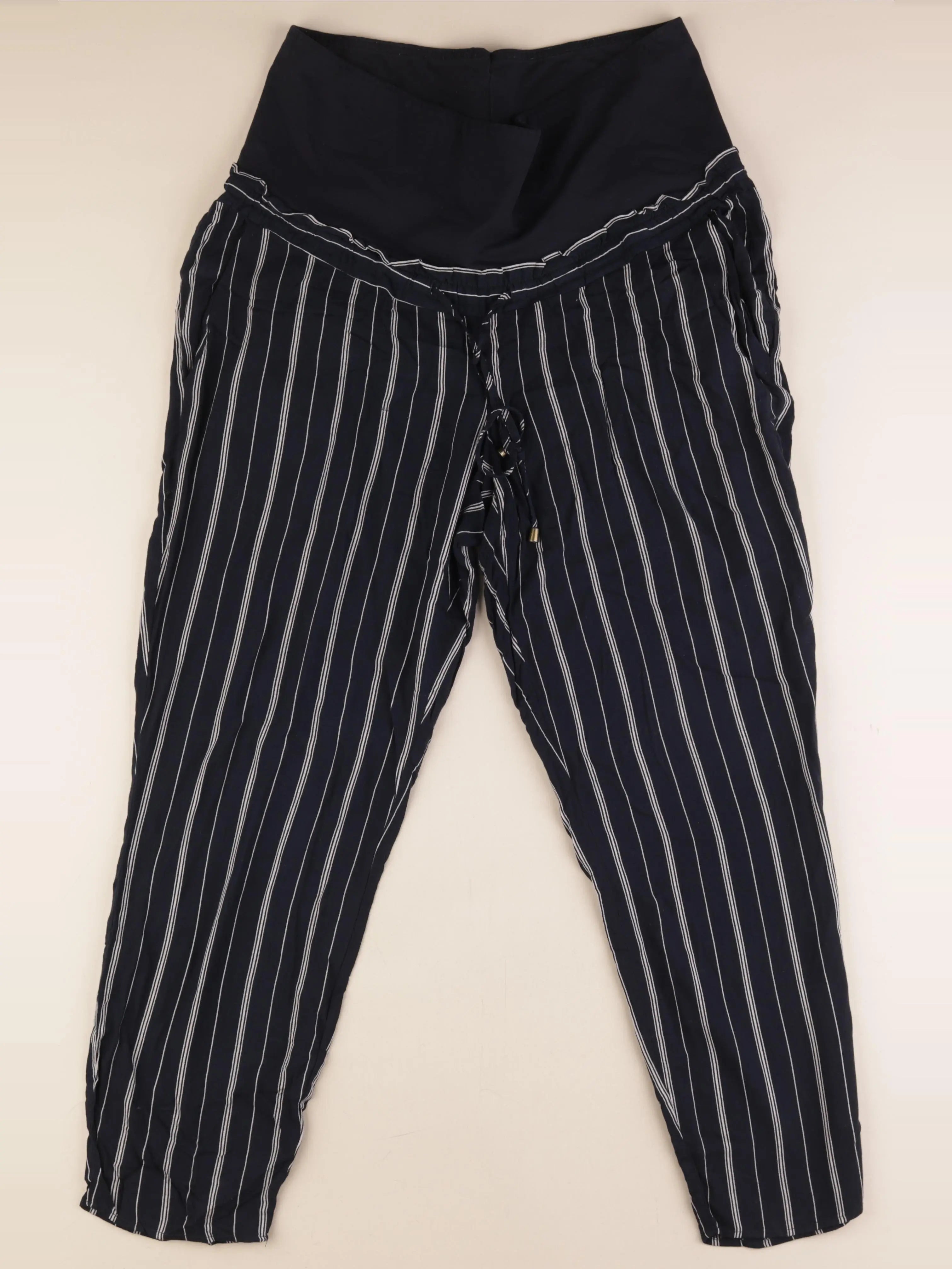 H&M - pantalon grossesse bleu - 44