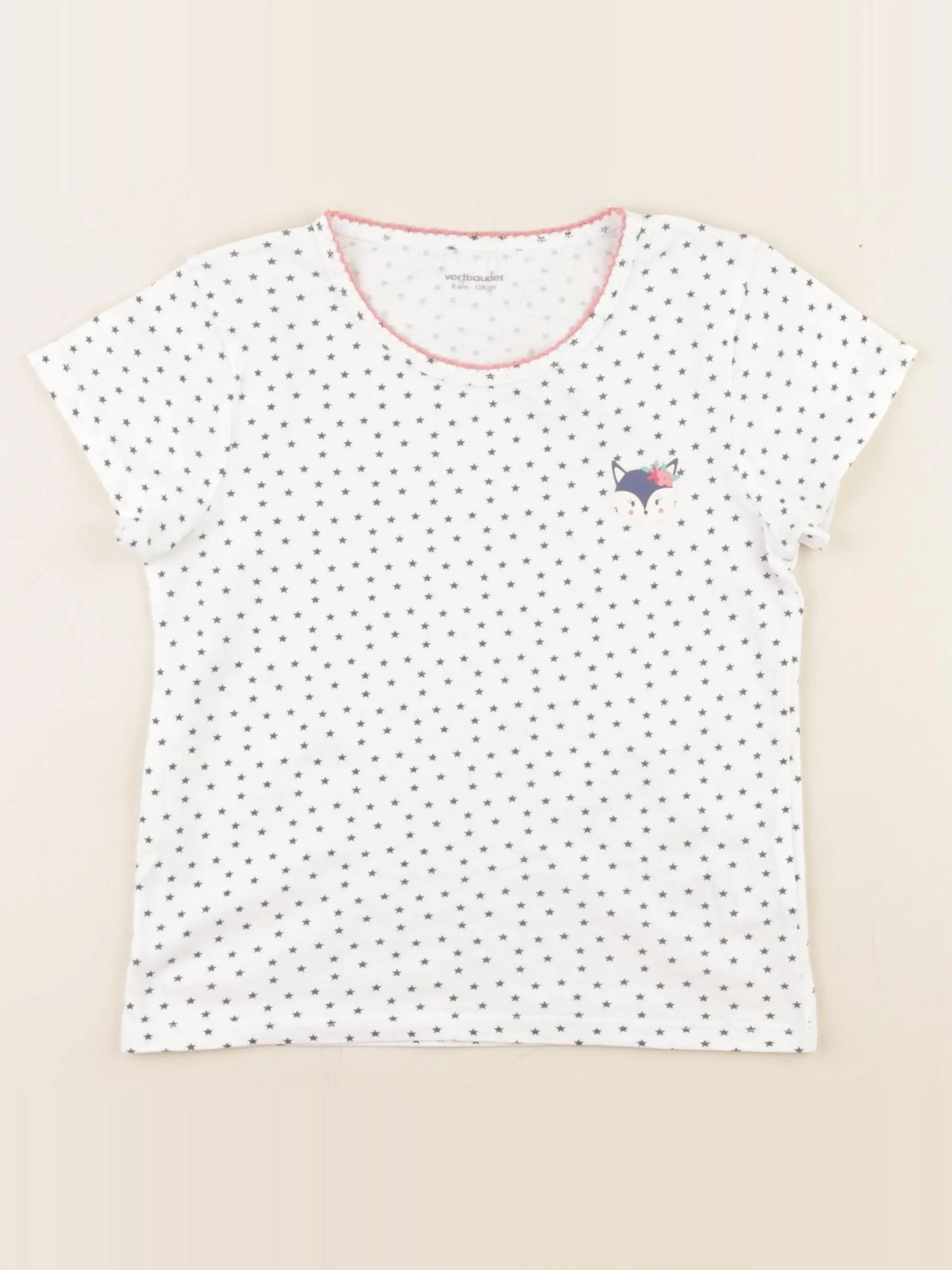 Vertbaudet - maillot de corps blanc - 8 ans
