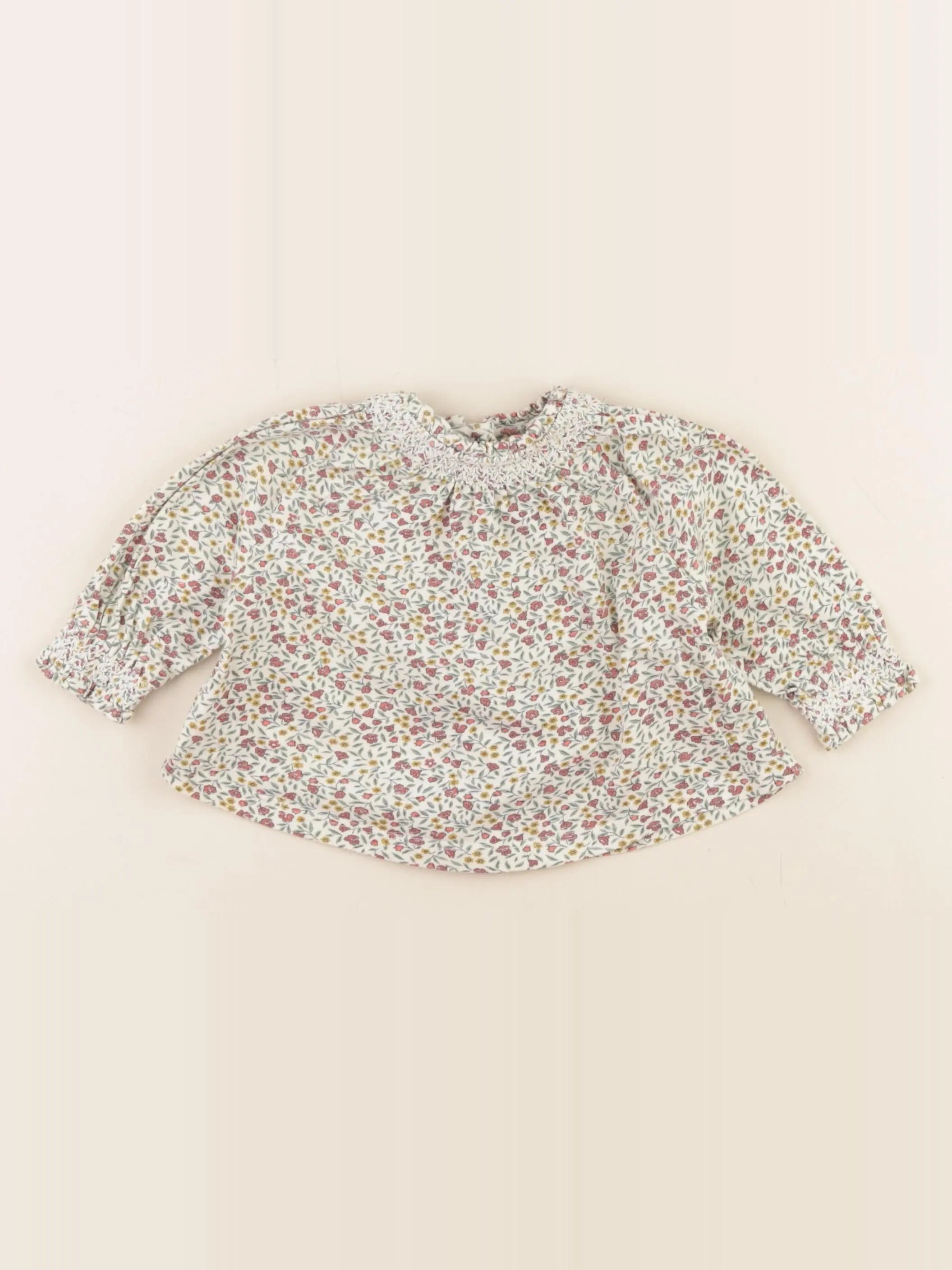 Vertbaudet - blouse multicolore - 3 mois