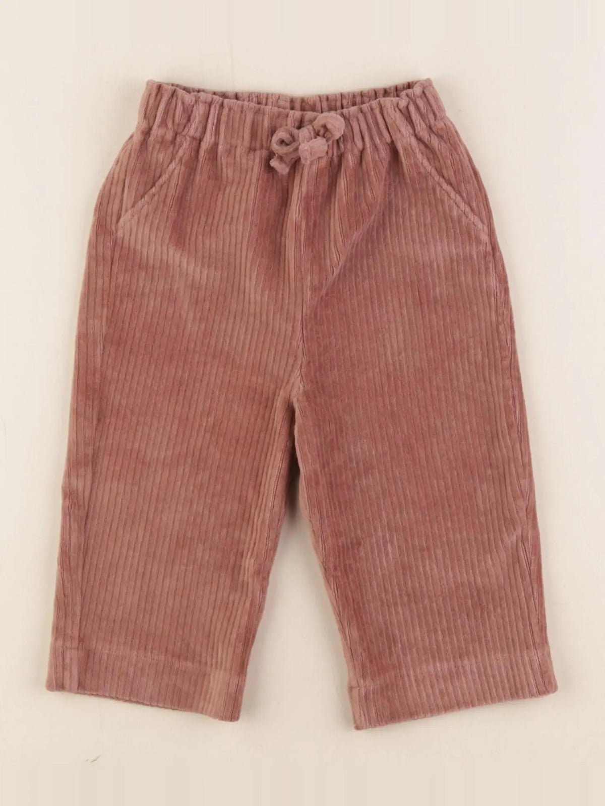 Vertbaudet - pantalon marron - 9 mois