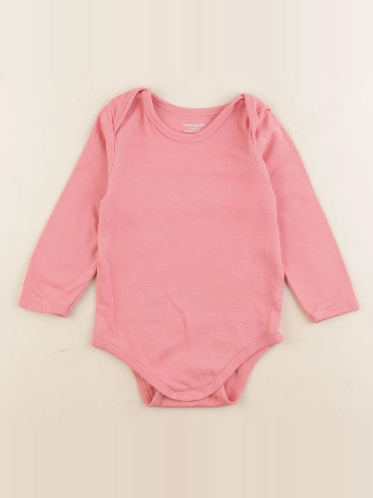 Vertbaudet - body rose - 24 mois