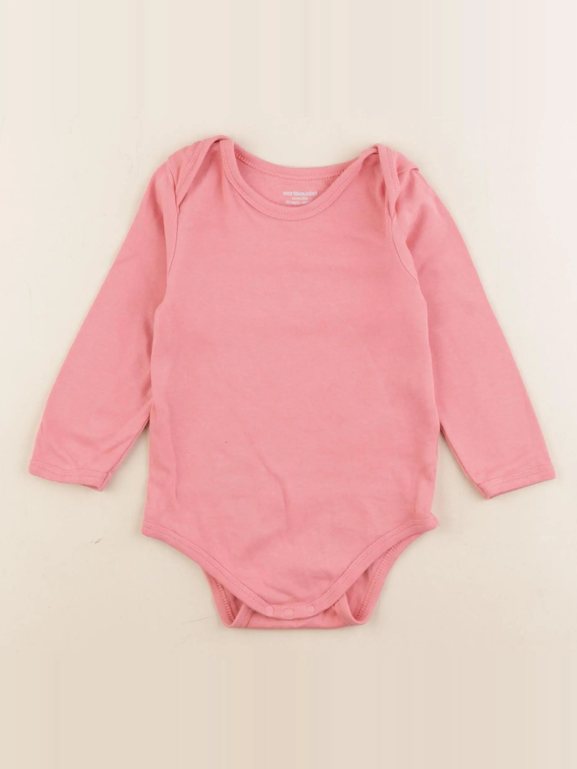 Vertbaudet - body rose - 24 mois