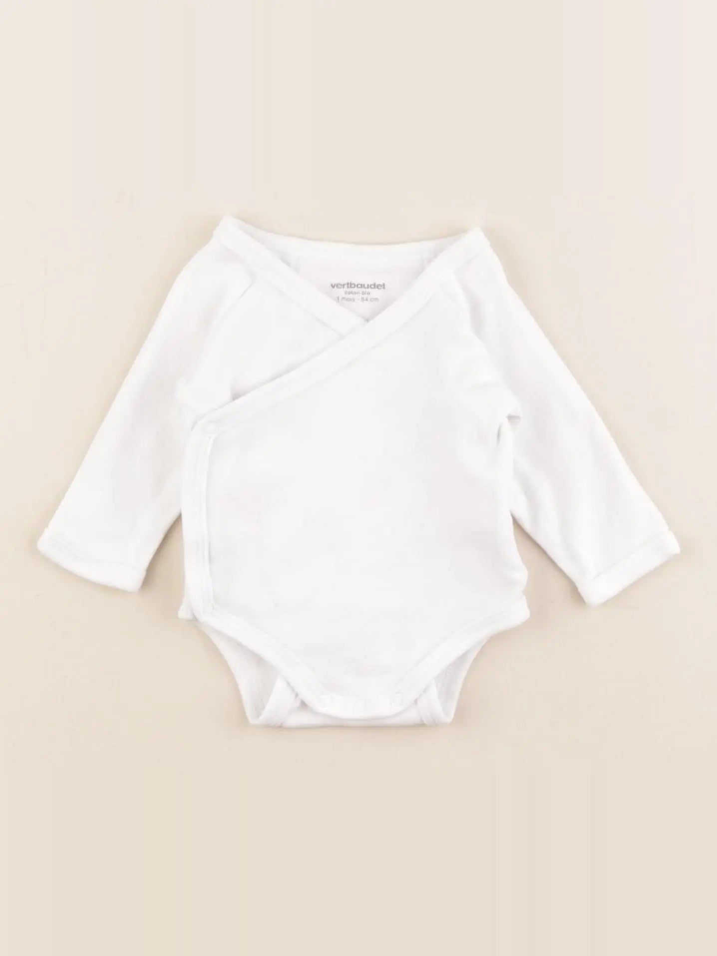 Vertbaudet - body blanc - 1 mois