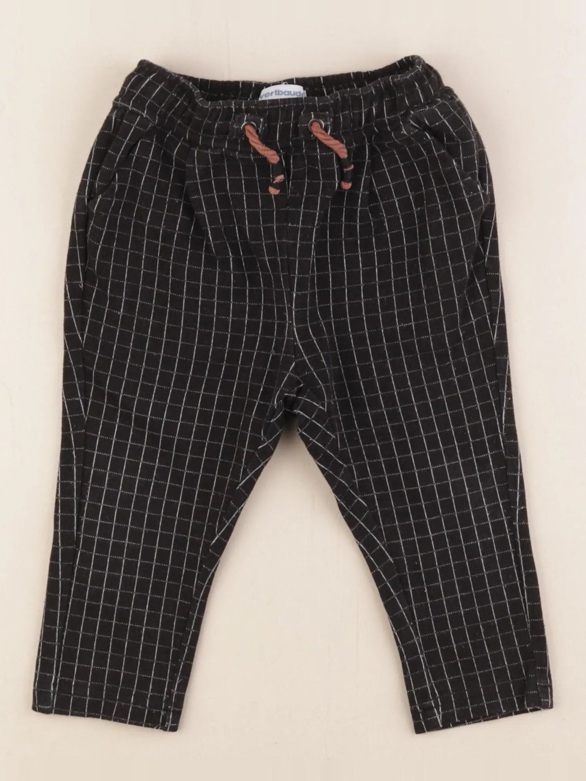 Vertbaudet - pantalon noir - 18 mois