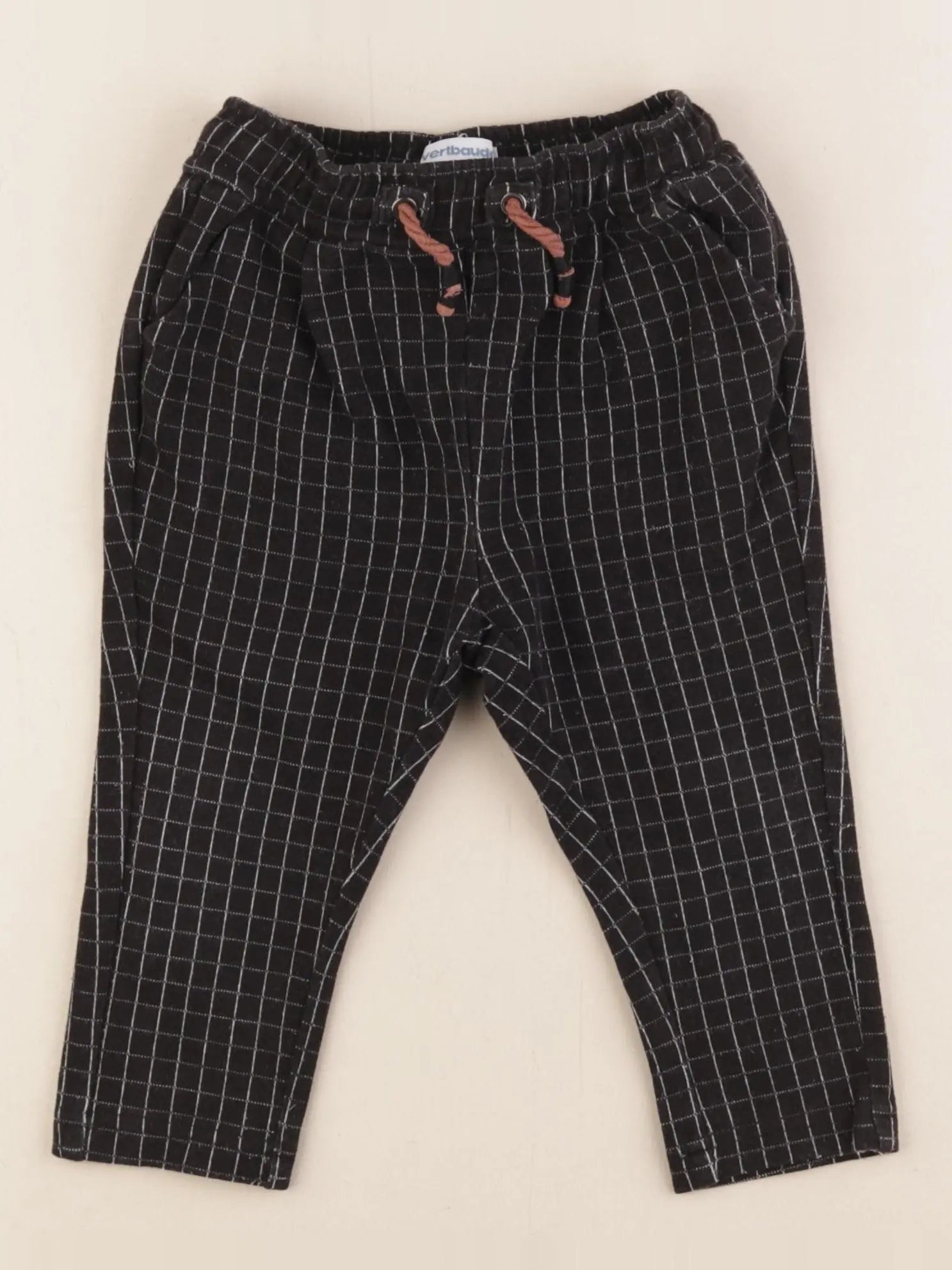 Vertbaudet - pantalon noir - 18 mois