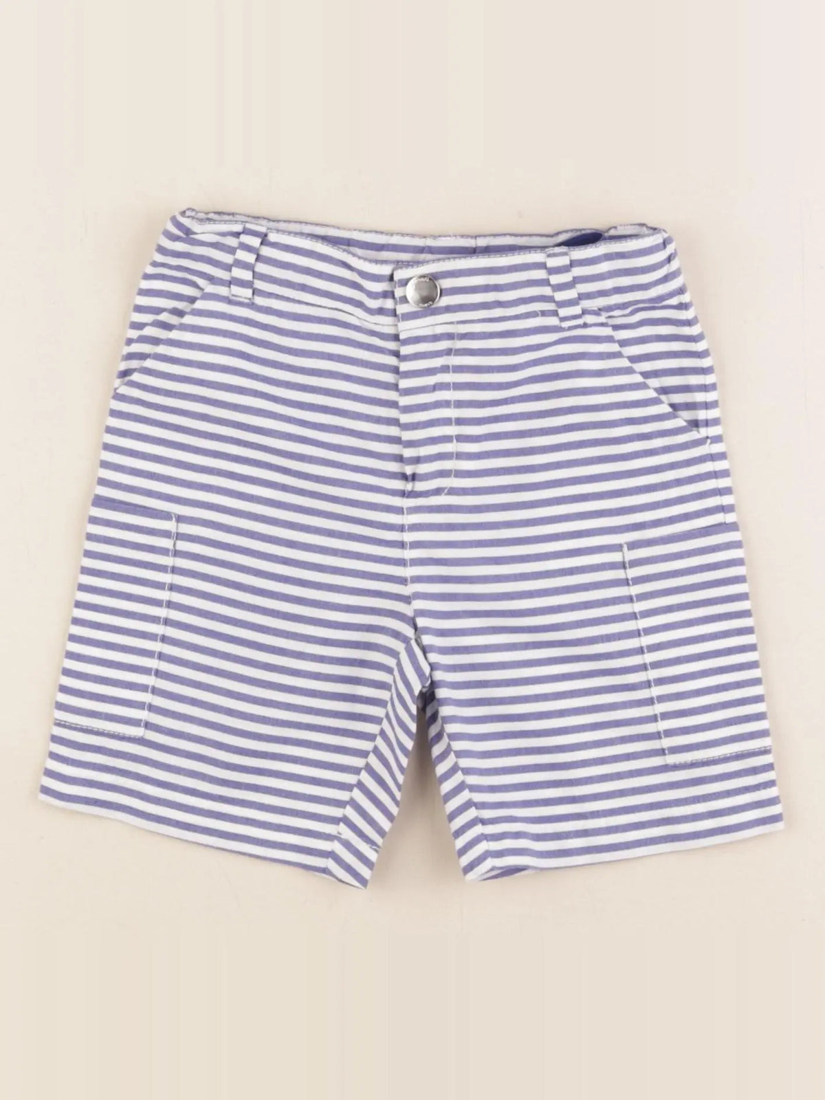 Jacadi - short blanc, bleu - 24 mois