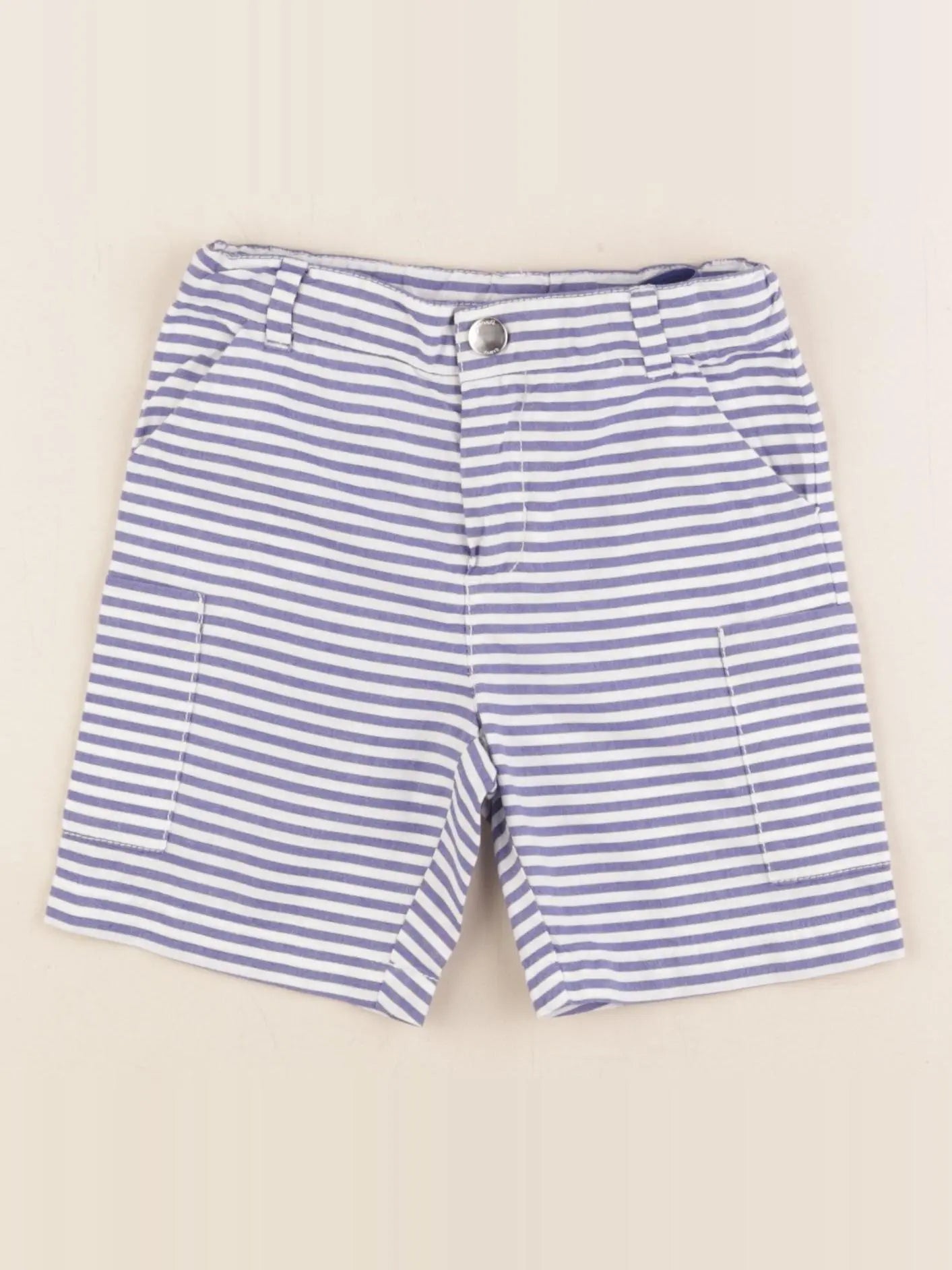 Jacadi - short blanc, bleu - 24 mois