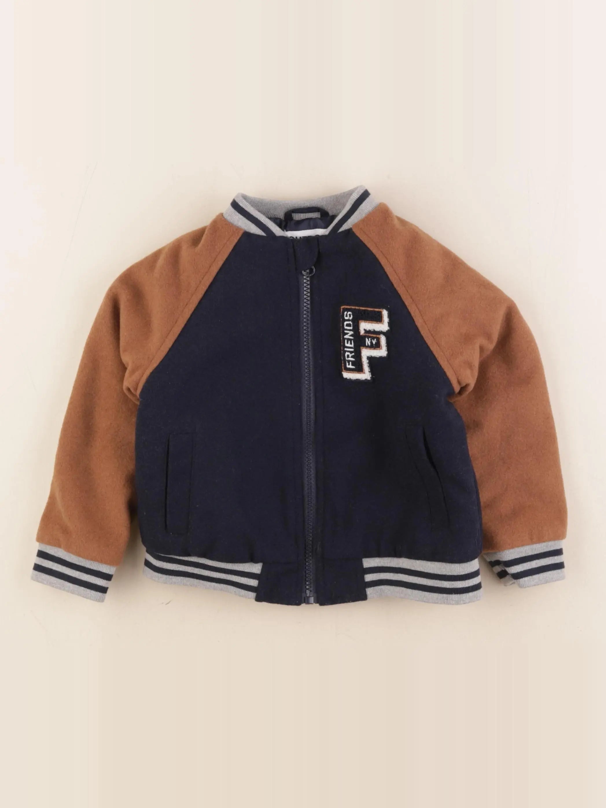 Vertbaudet - veste bleu - 3 ans