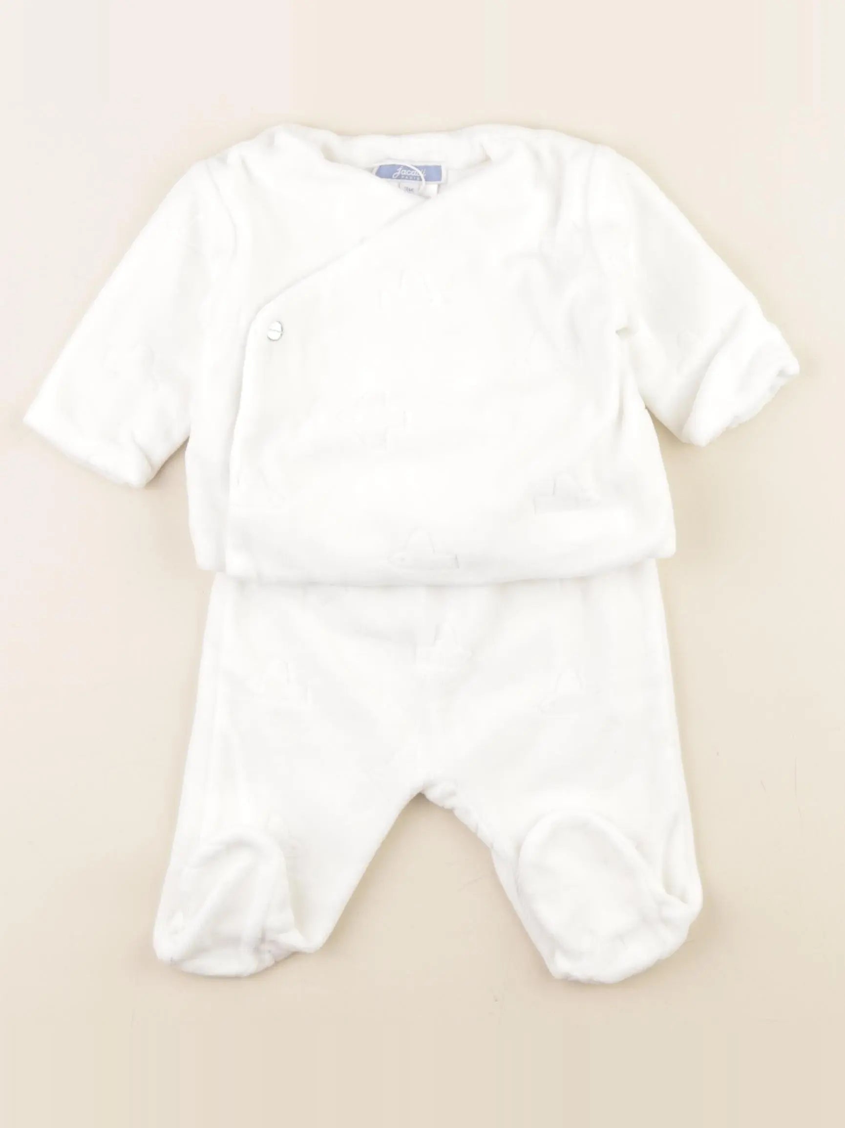 Jacadi - ensemble blanc - 3 mois
