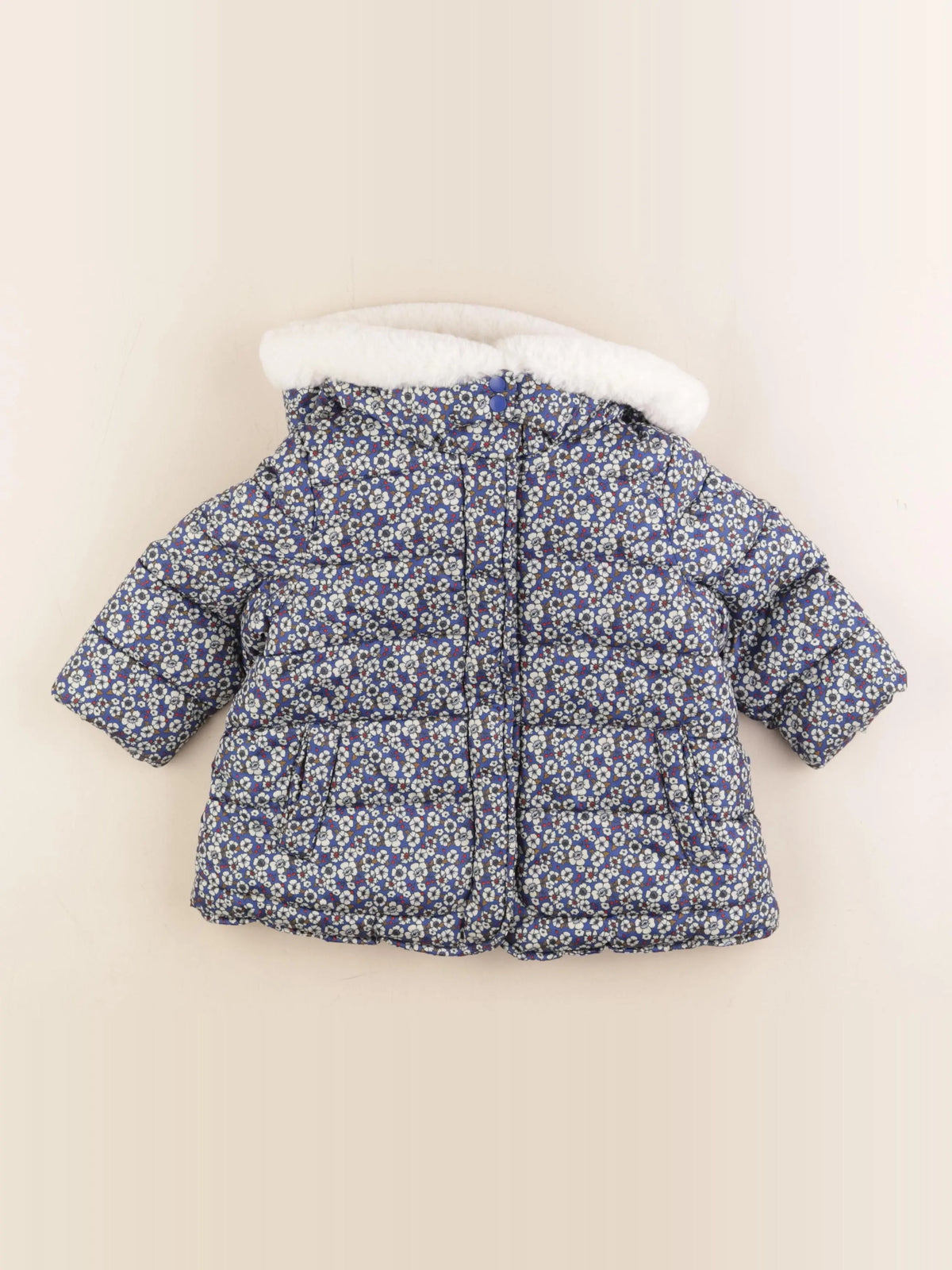 Boutchou - doudoune bleu - 12 mois