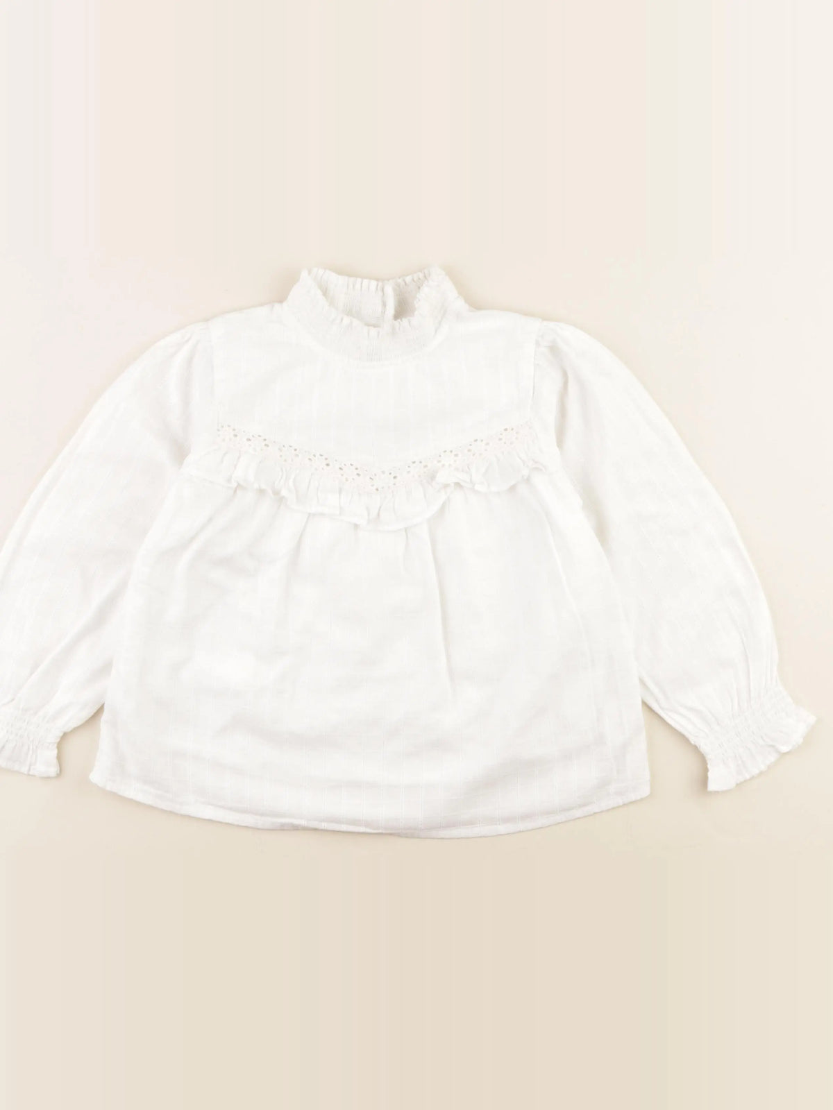 Vertbaudet - blouse blanc - 6 ans