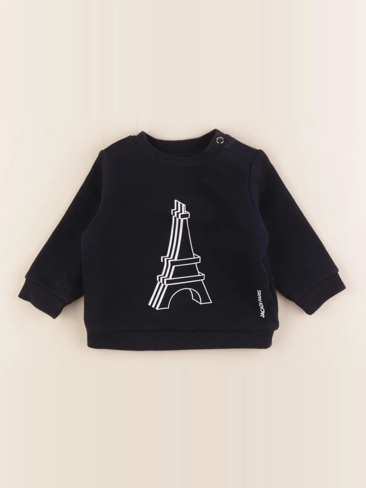 Jacadi - sweat bleu - 6 mois