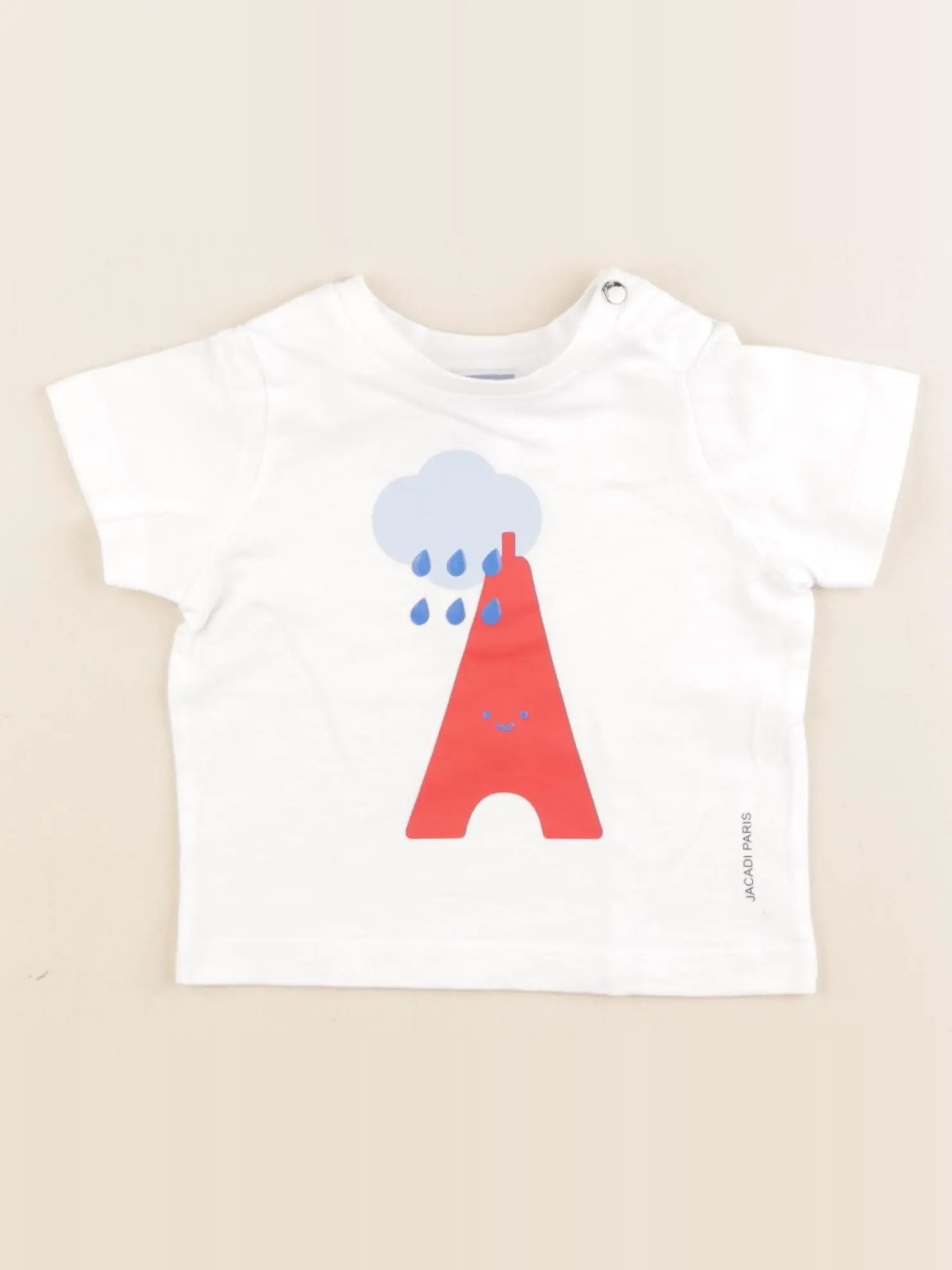 Jacadi - tee-shirt blanc - 6 mois