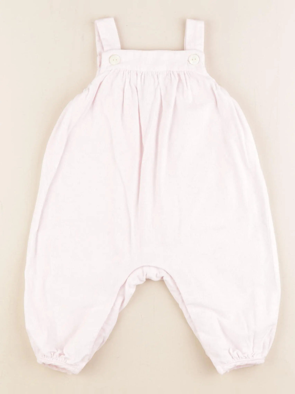 Jacadi - salopette doublé rose - 6 mois
