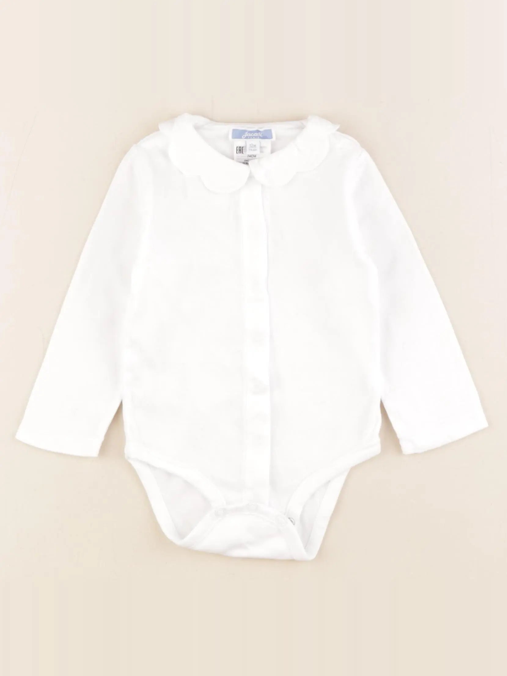 Jacadi - body liberty blanc - 12 mois