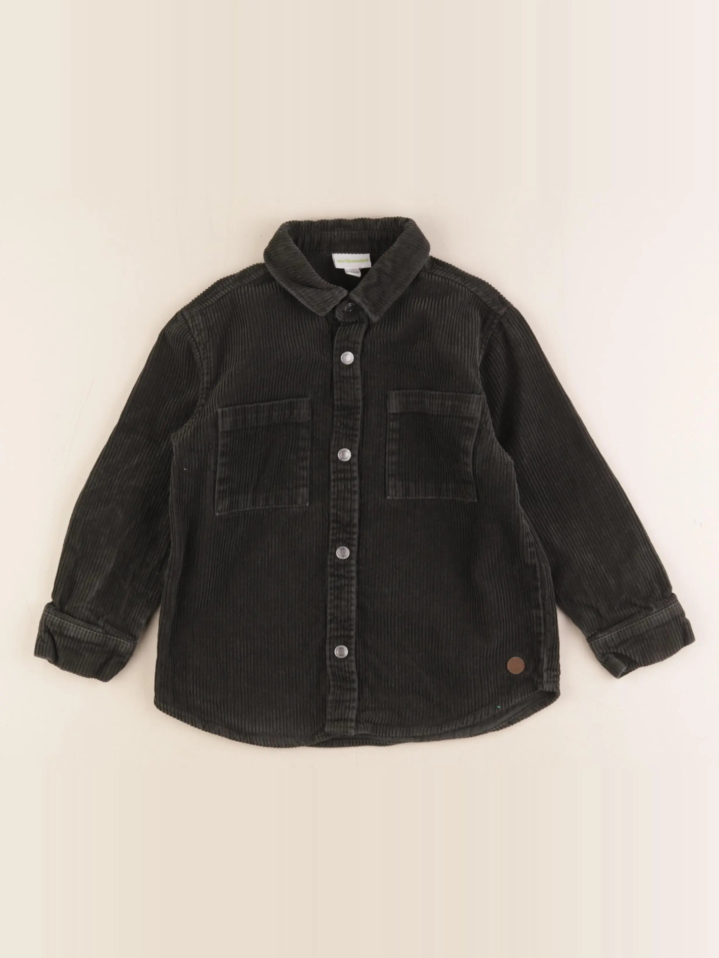 Vertbaudet - chemise vert - 4 ans