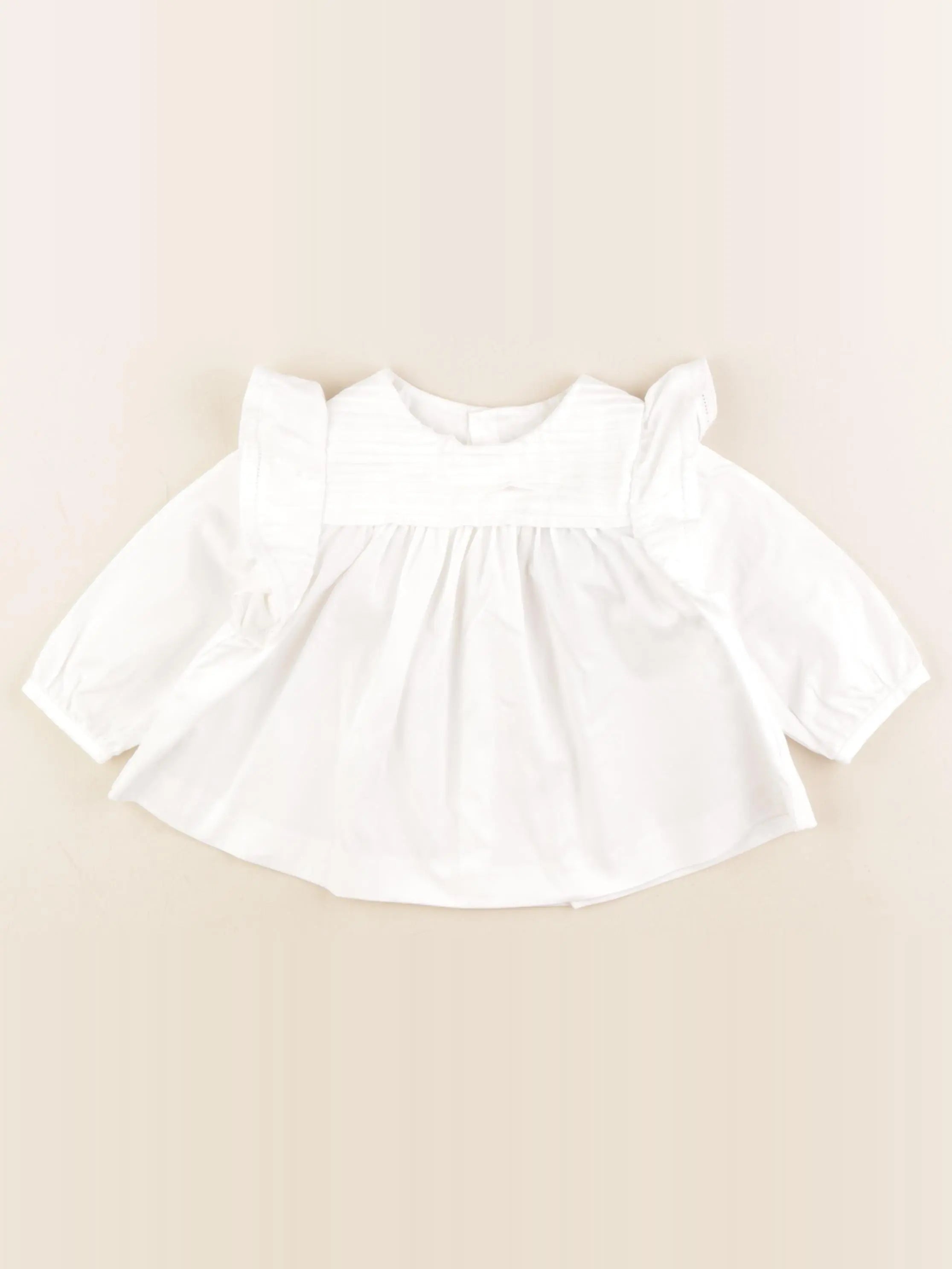 Jacadi - blouse blanc - 18 mois