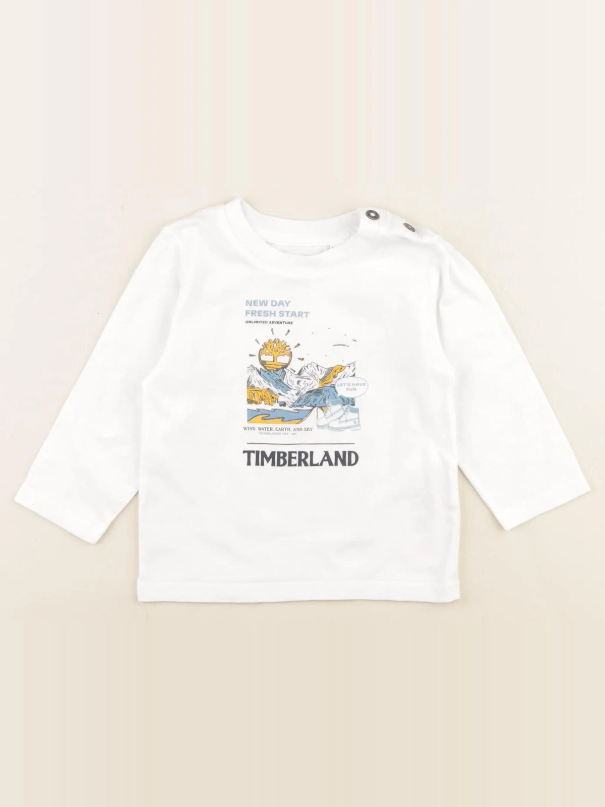 Timberland - tee-shirt blanc - 18 mois