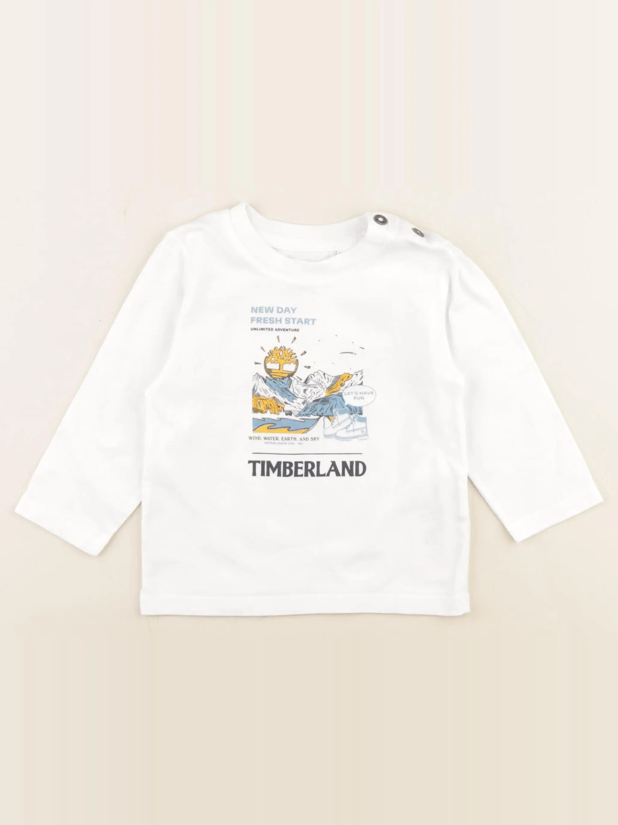 Timberland - tee-shirt blanc - 18 mois