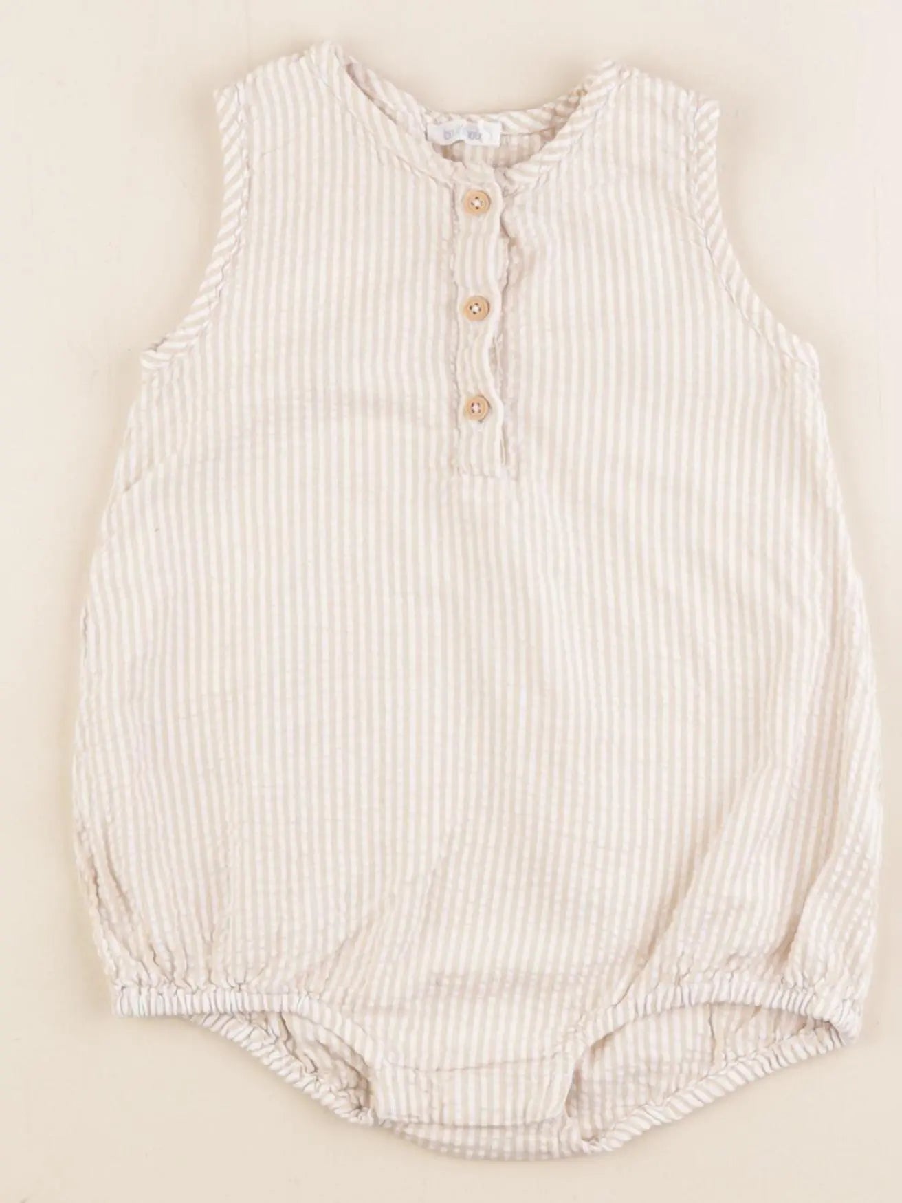 Boutchou - combinaison beige - 12 mois