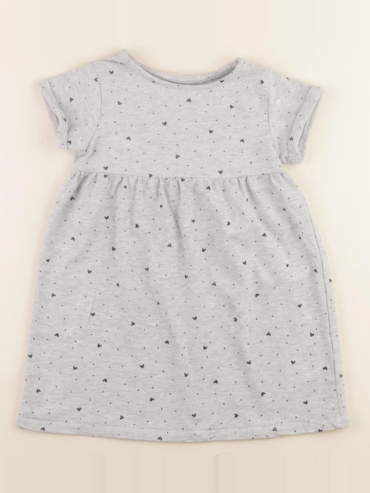 Vertbaudet - robe gris - 5 ans