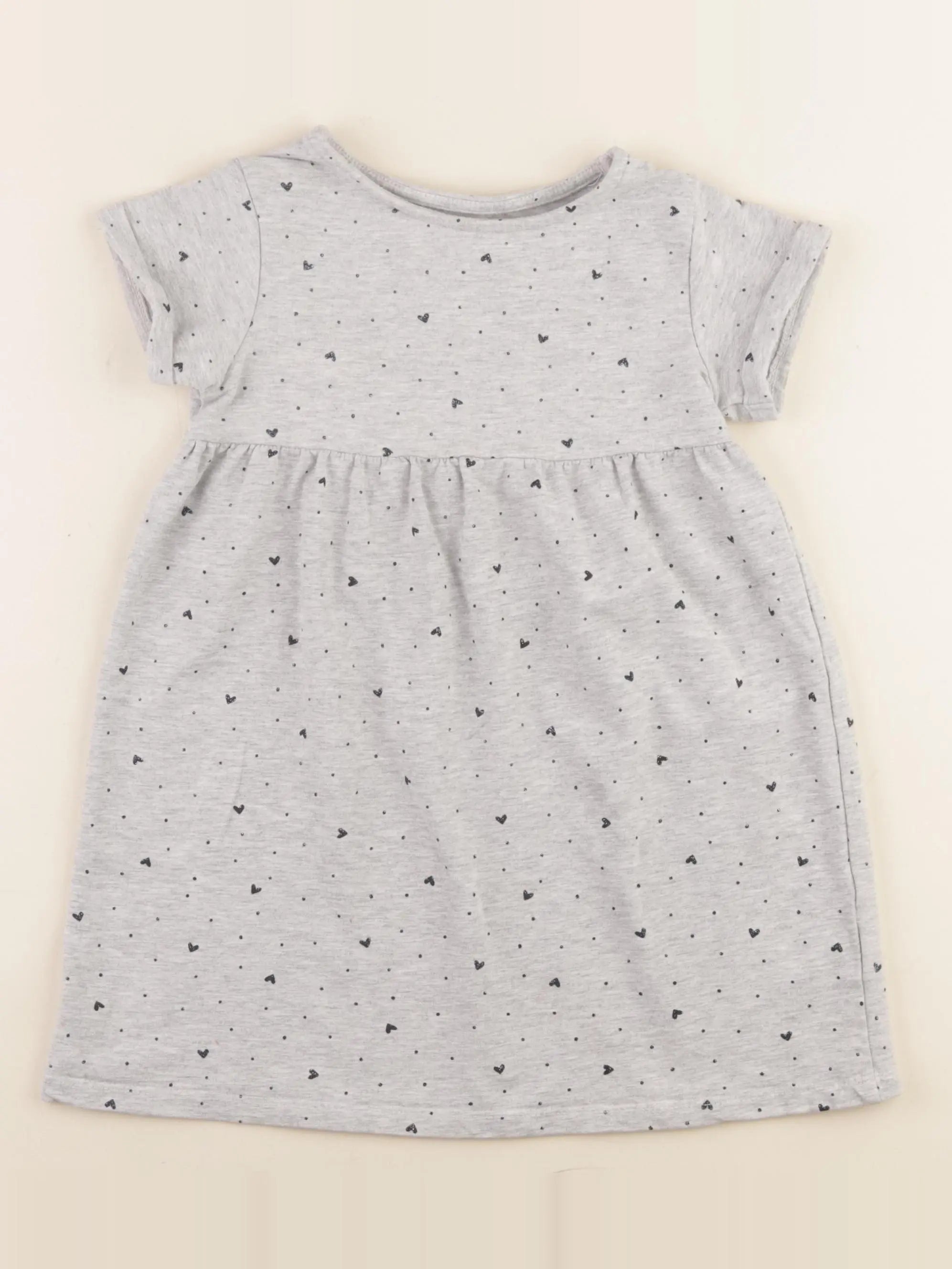 Vertbaudet - robe gris - 5 ans