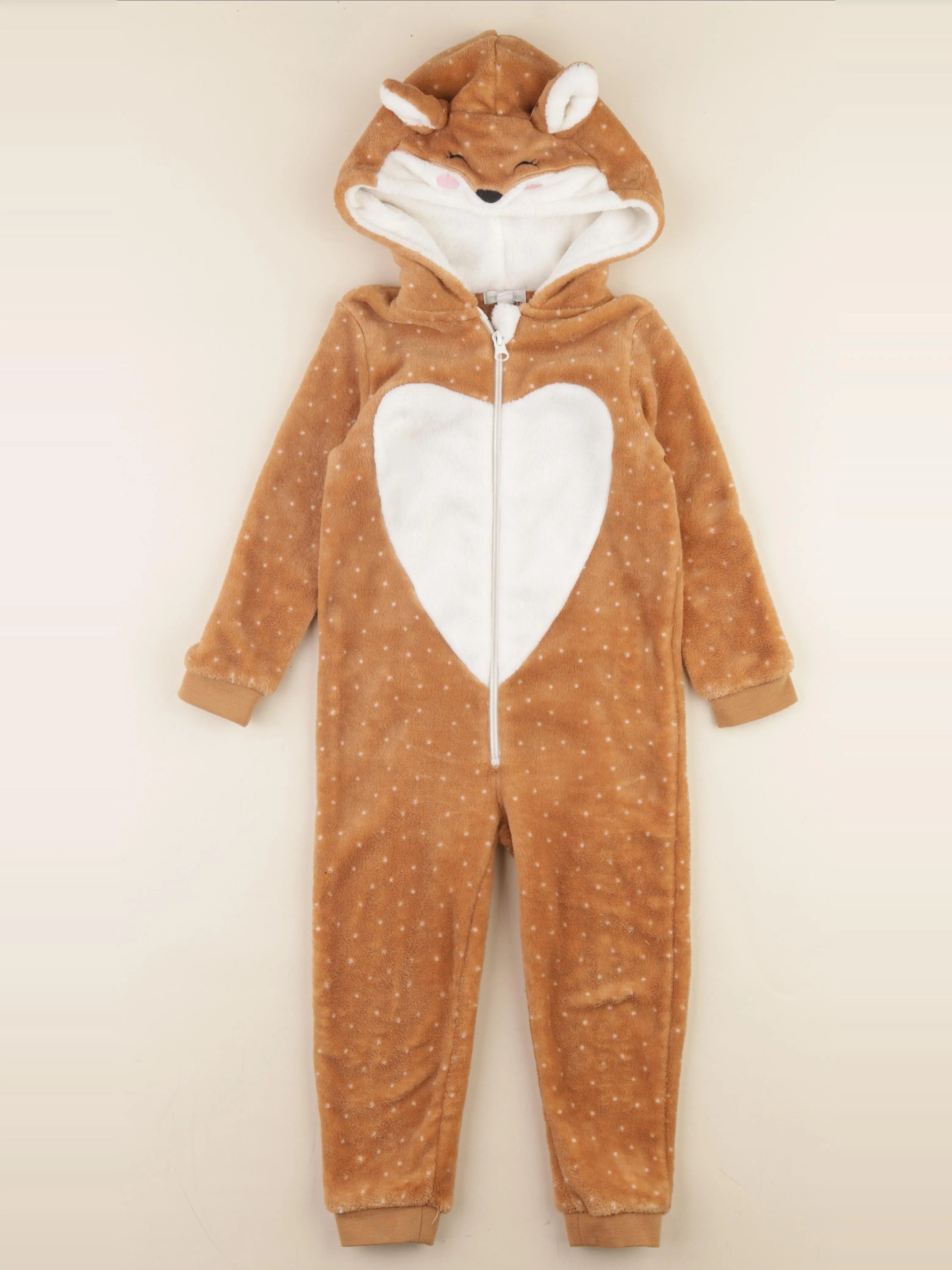 Vertbaudet - sur-pyjama marron - 4 ans