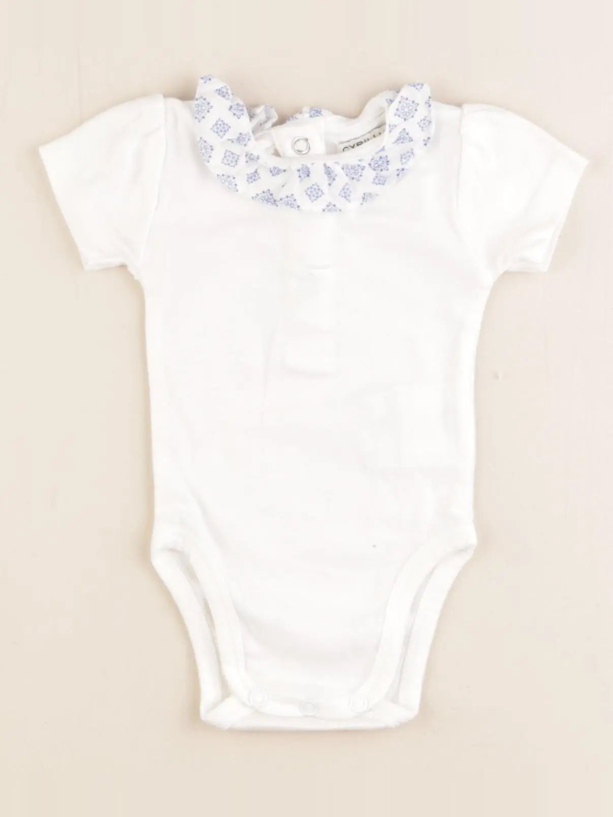 Cyrillus - body à col blanc - 3 mois