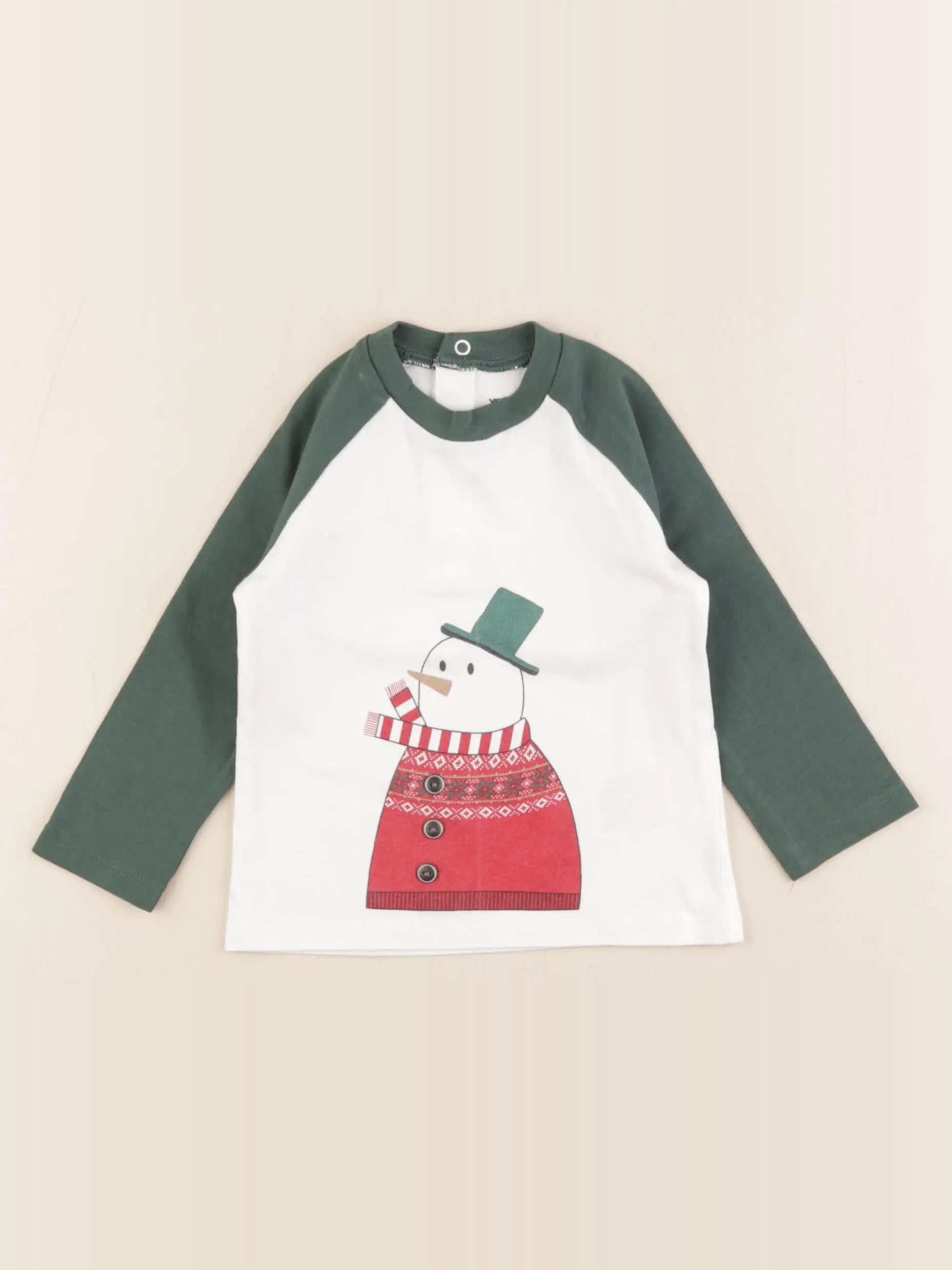 Vertbaudet - tee-shirt multicolore - 12 mois