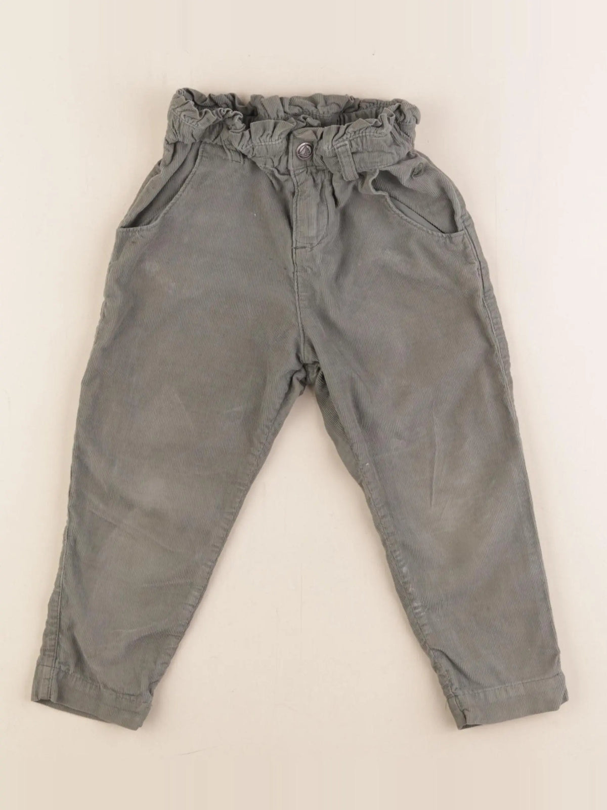 Petit Bateau - pantalon vert - 3 ans