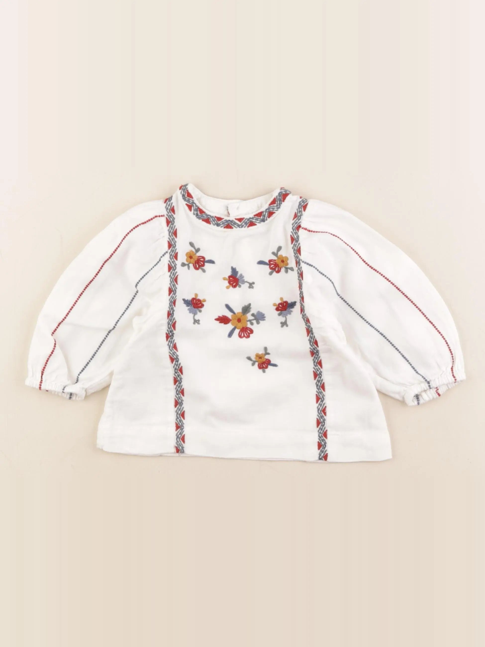 Boutchou - tee-shirt multicolore - 6 mois