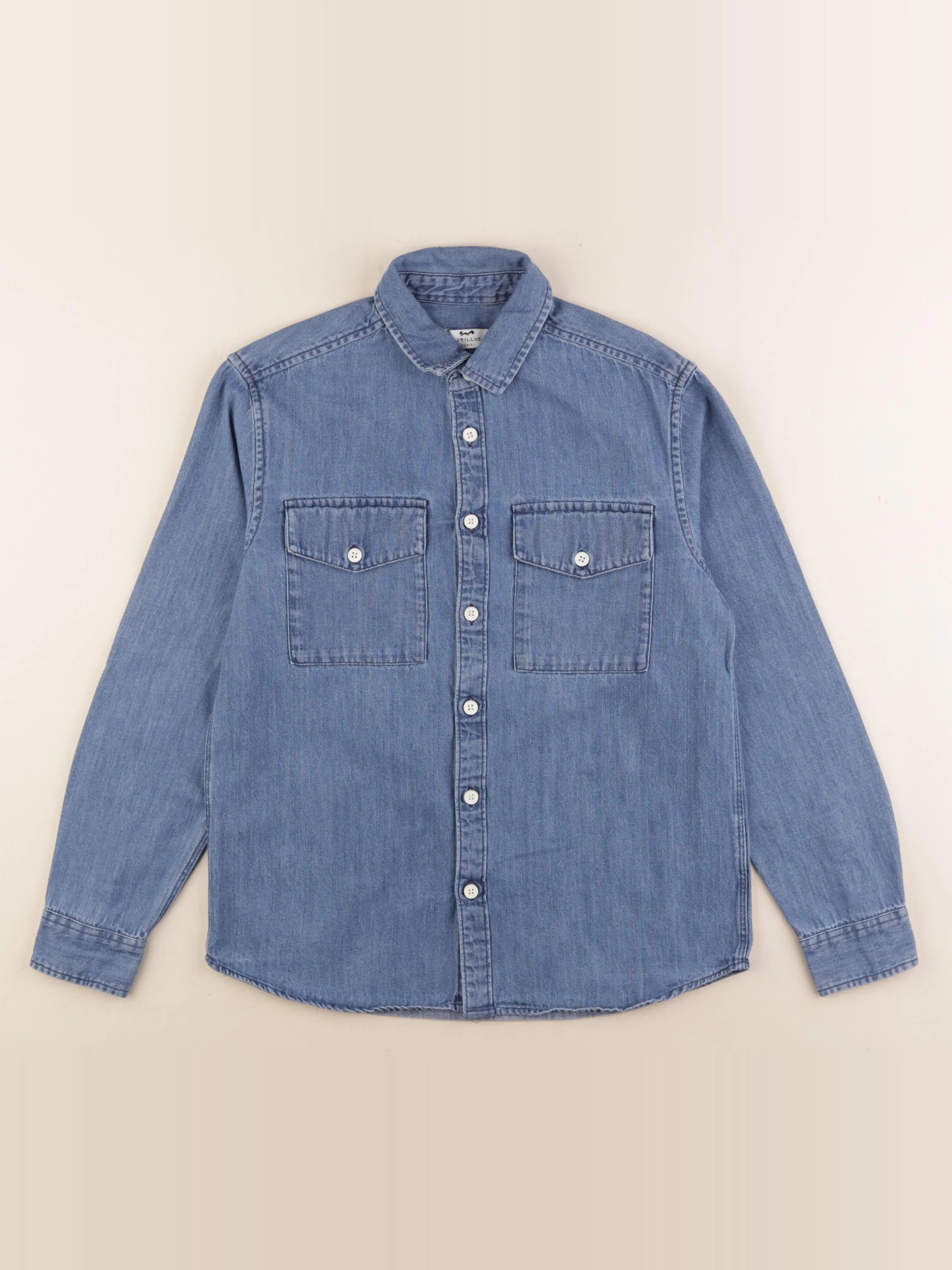 Cyrillus - chemise bleu - 14 ans