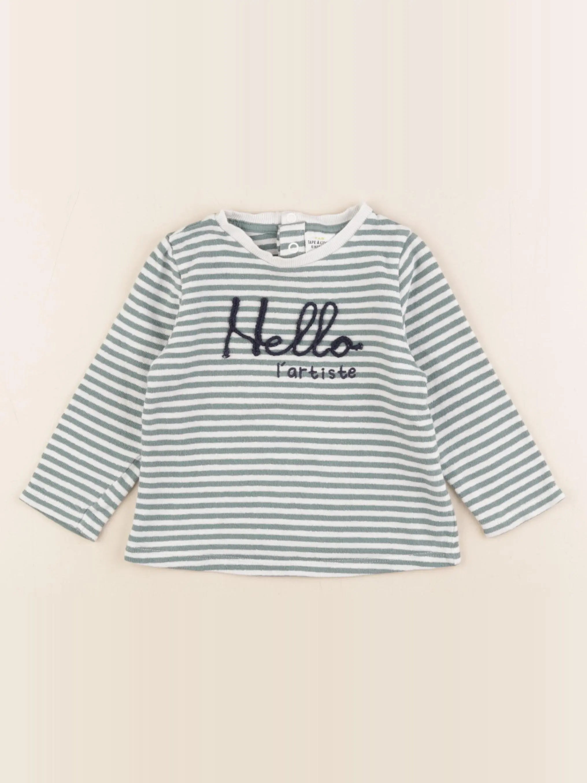 Tape à l'oeil - tee-shirt vert - 18 mois