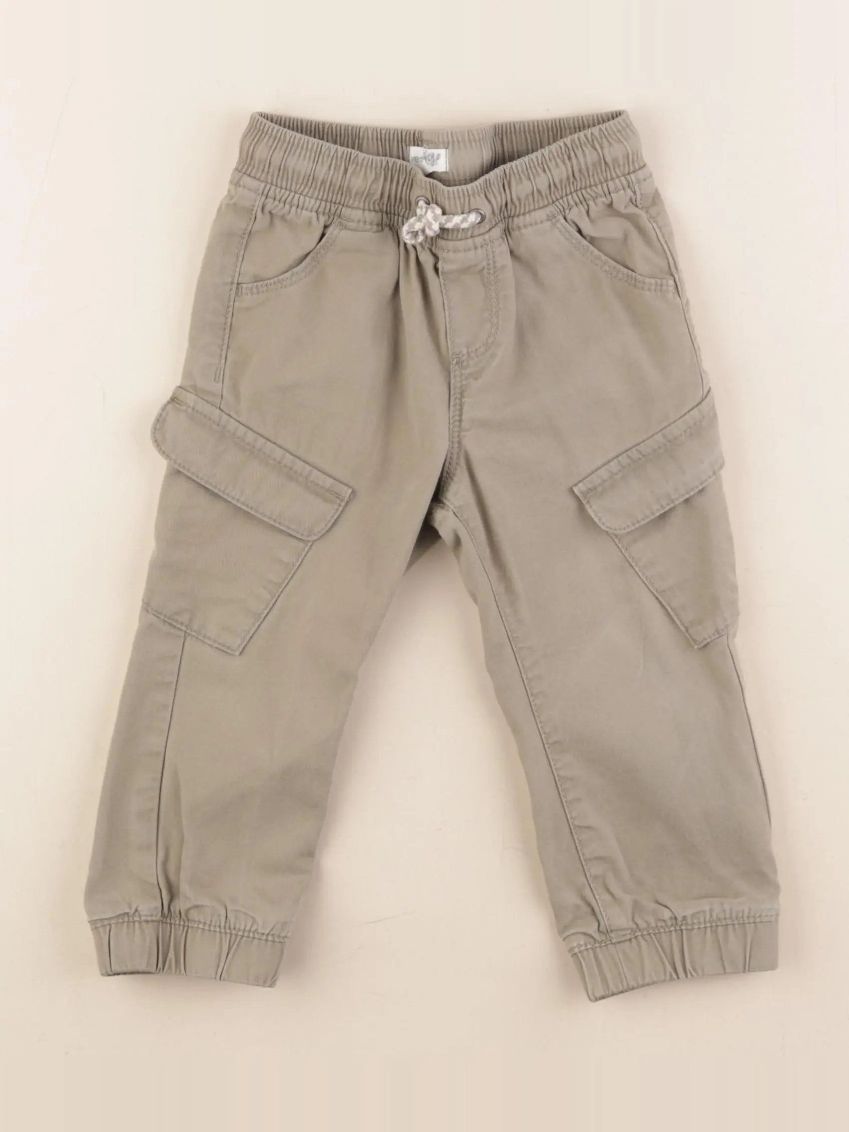 Vertbaudet - pantalon vert - 24 mois