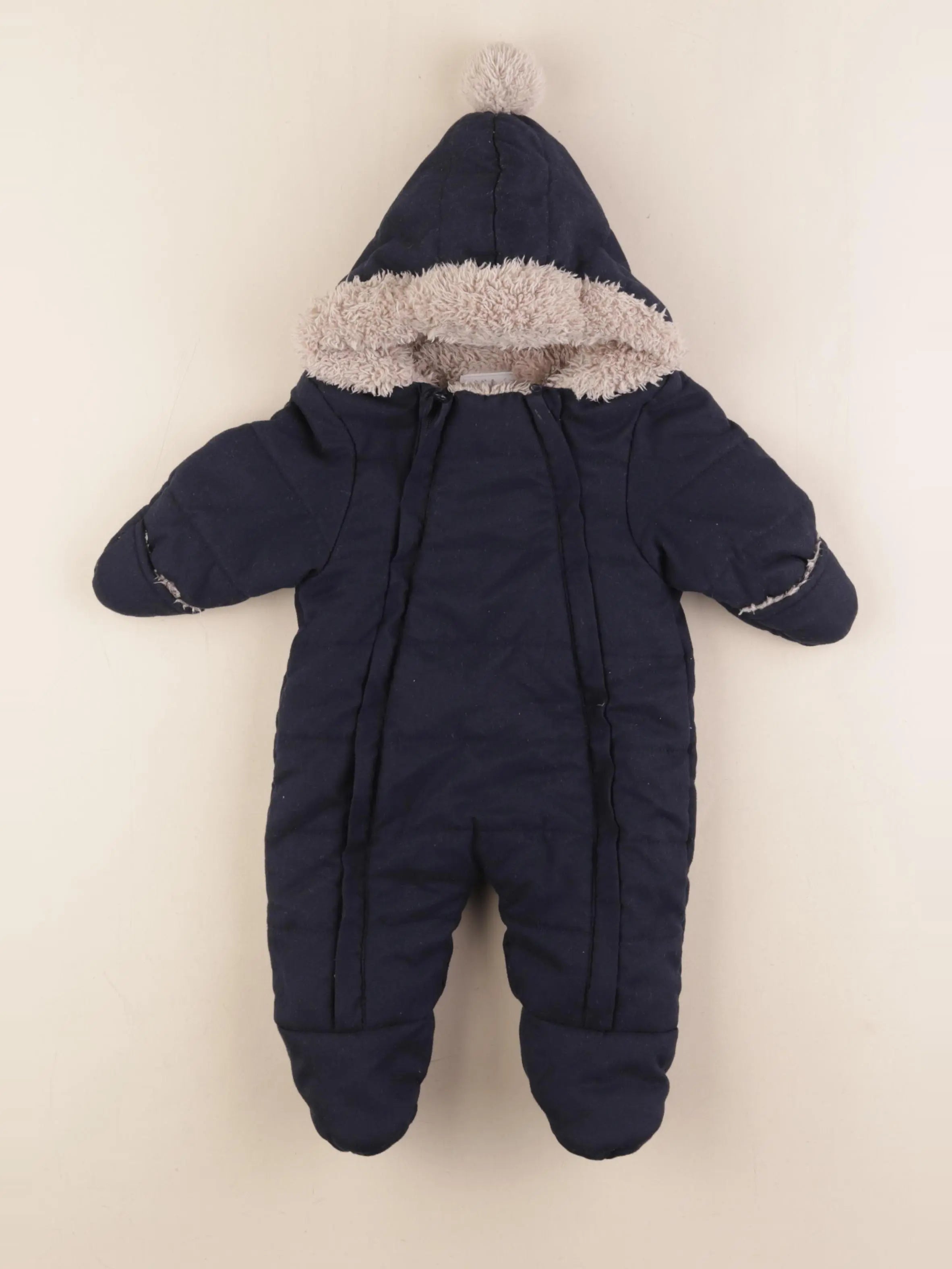 Vertbaudet - combi-pilote bleu - 1 mois