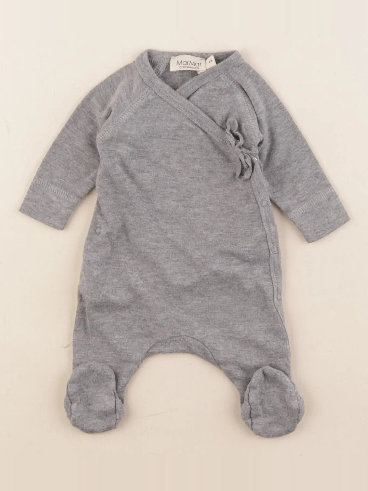 Marmar - pyjama coton gris - Prématuré