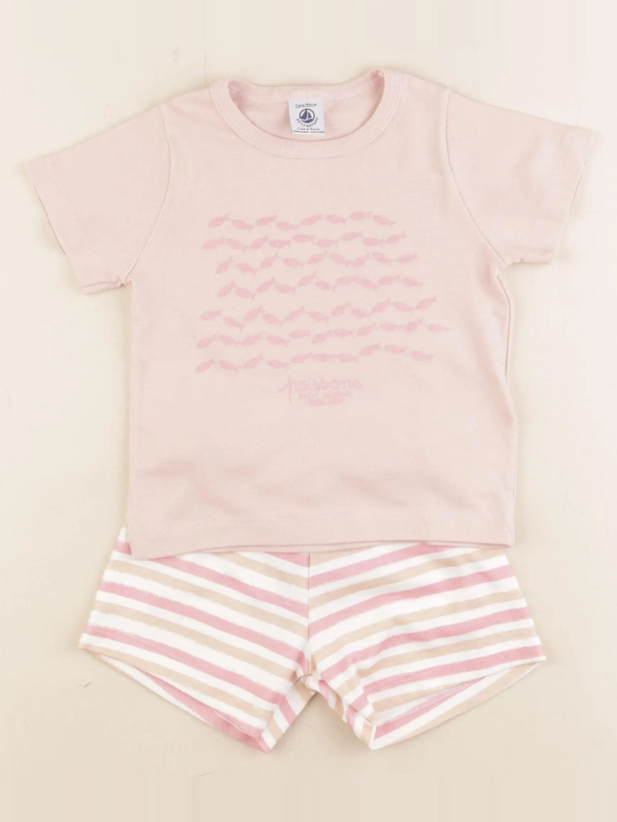 Petit Bateau - pyjama coton multicolore - 2 ans