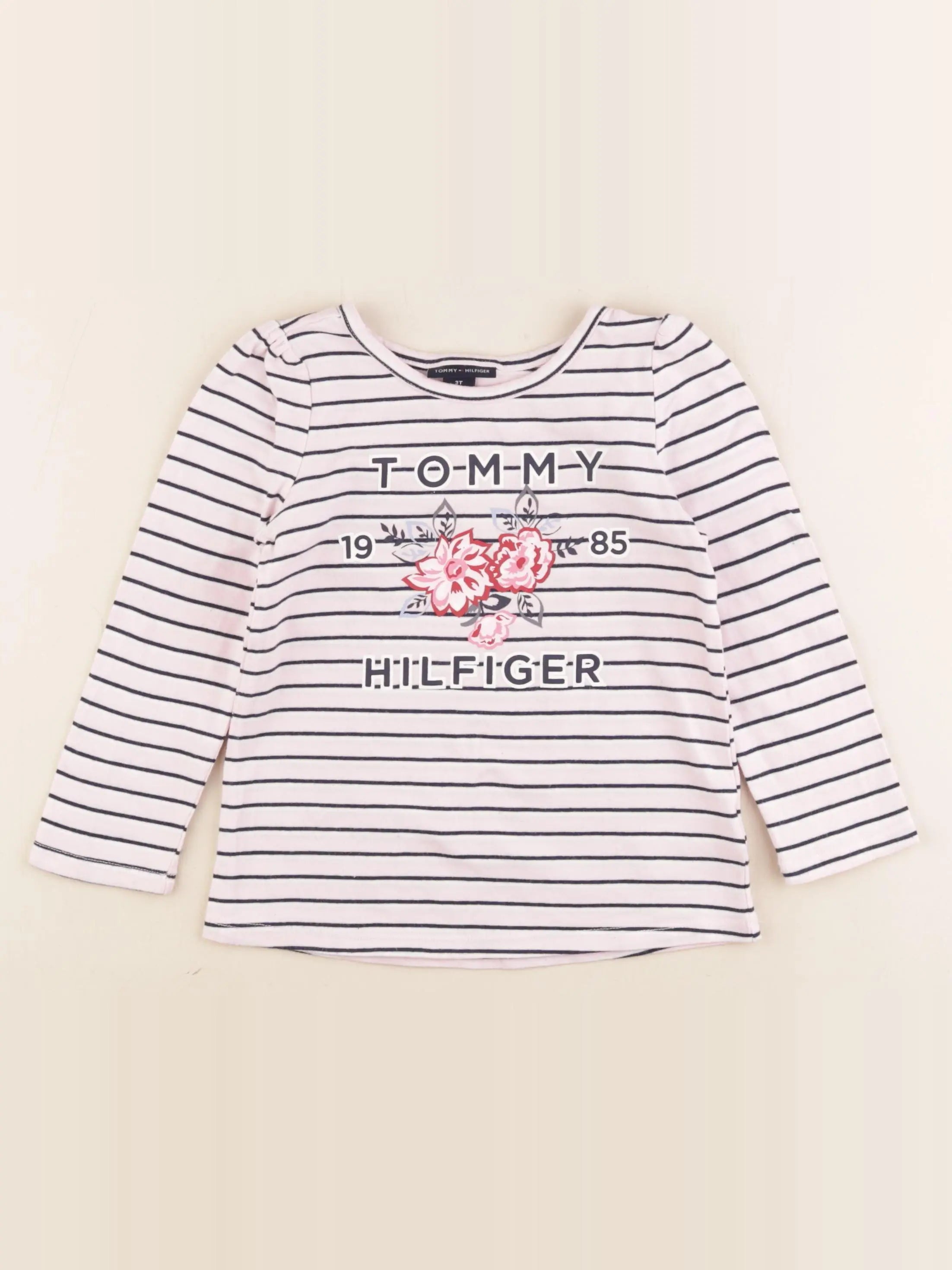 Tommy Hilfiger - tee-shirt rose - 3 ans