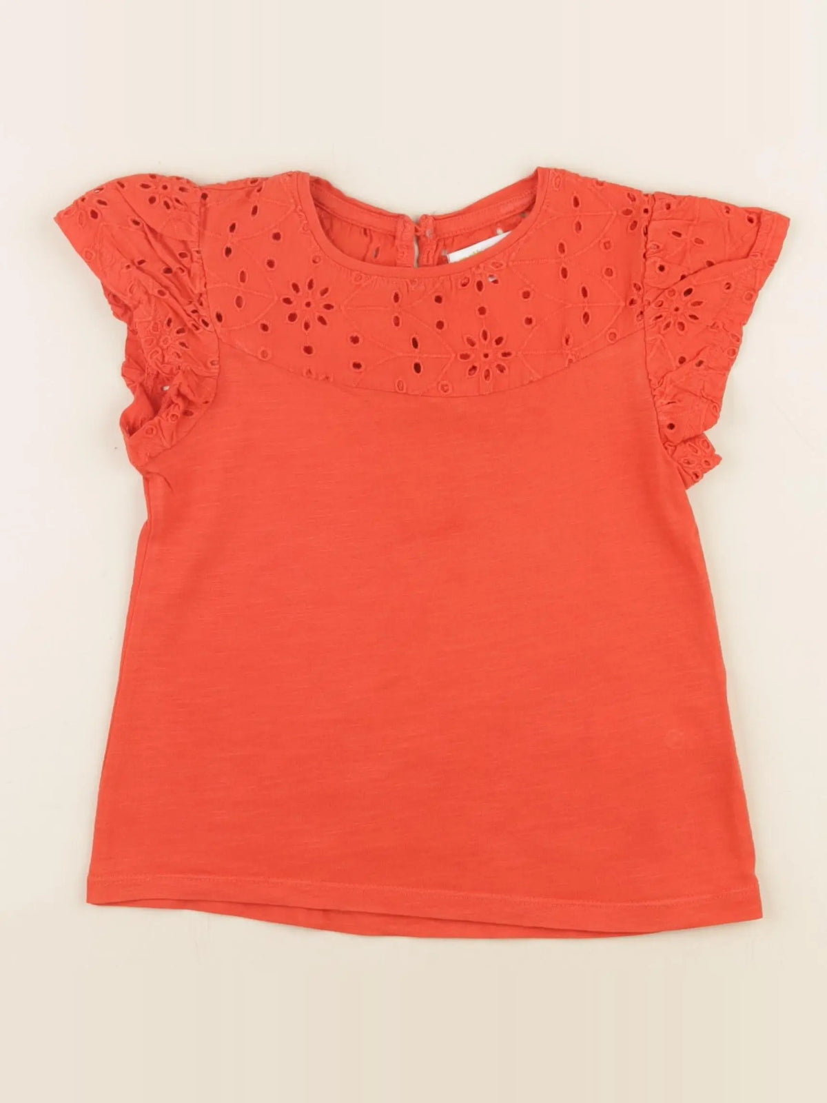 Vertbaudet - tee-shirt rouge - 5 ans