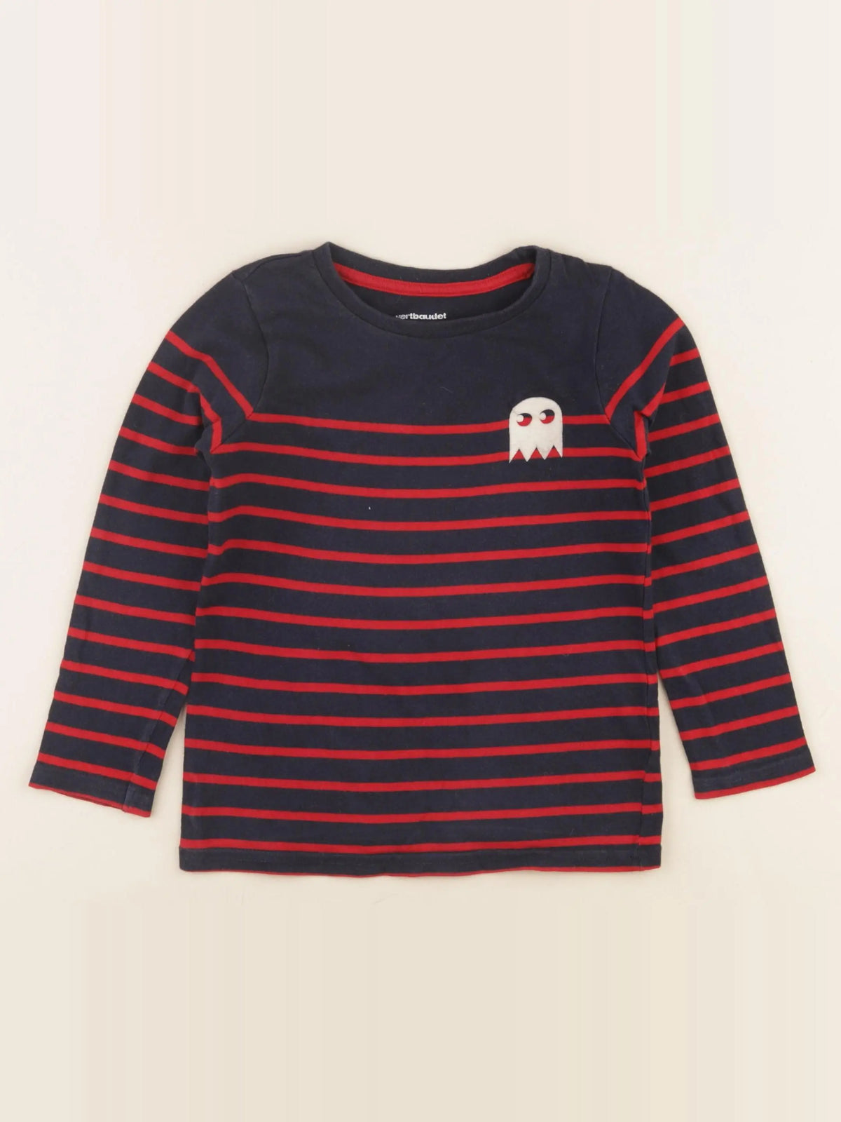 Vertbaudet - tee-shirt bleu - 4 ans