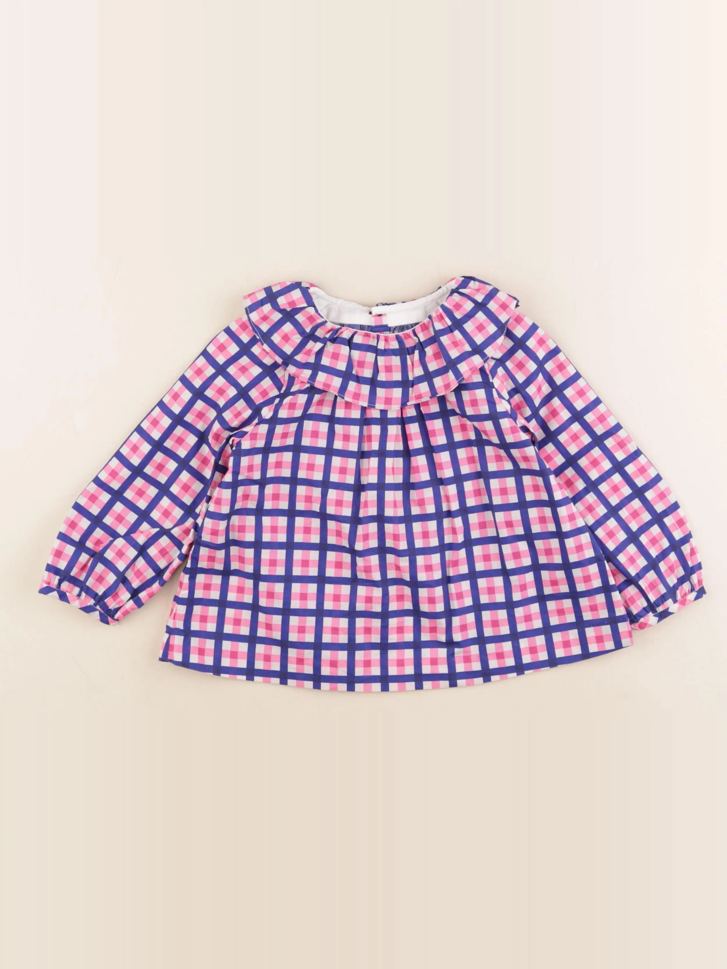 Jacadi - blouse bleu, rose - 36 mois