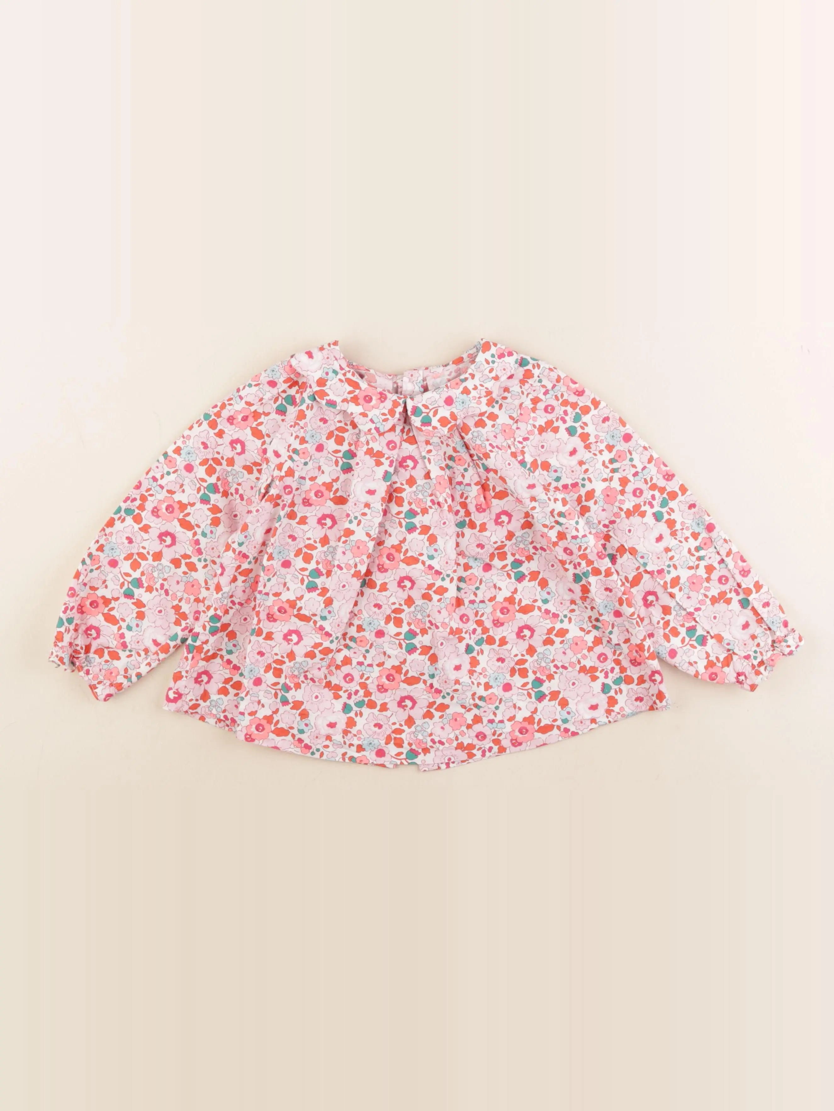 Jacadi - blouse liberty multicolore - 36 mois