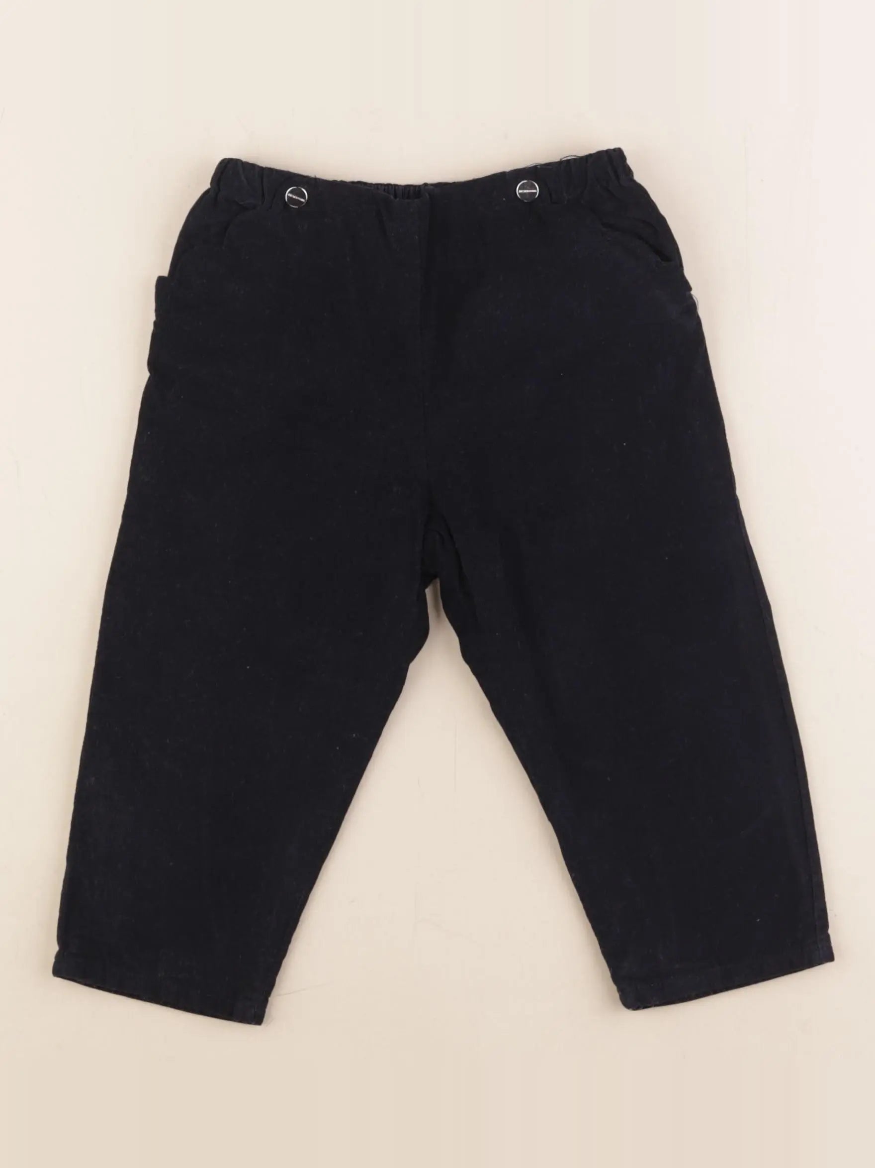 Jacadi - pantalon doublé bleu - 18 mois